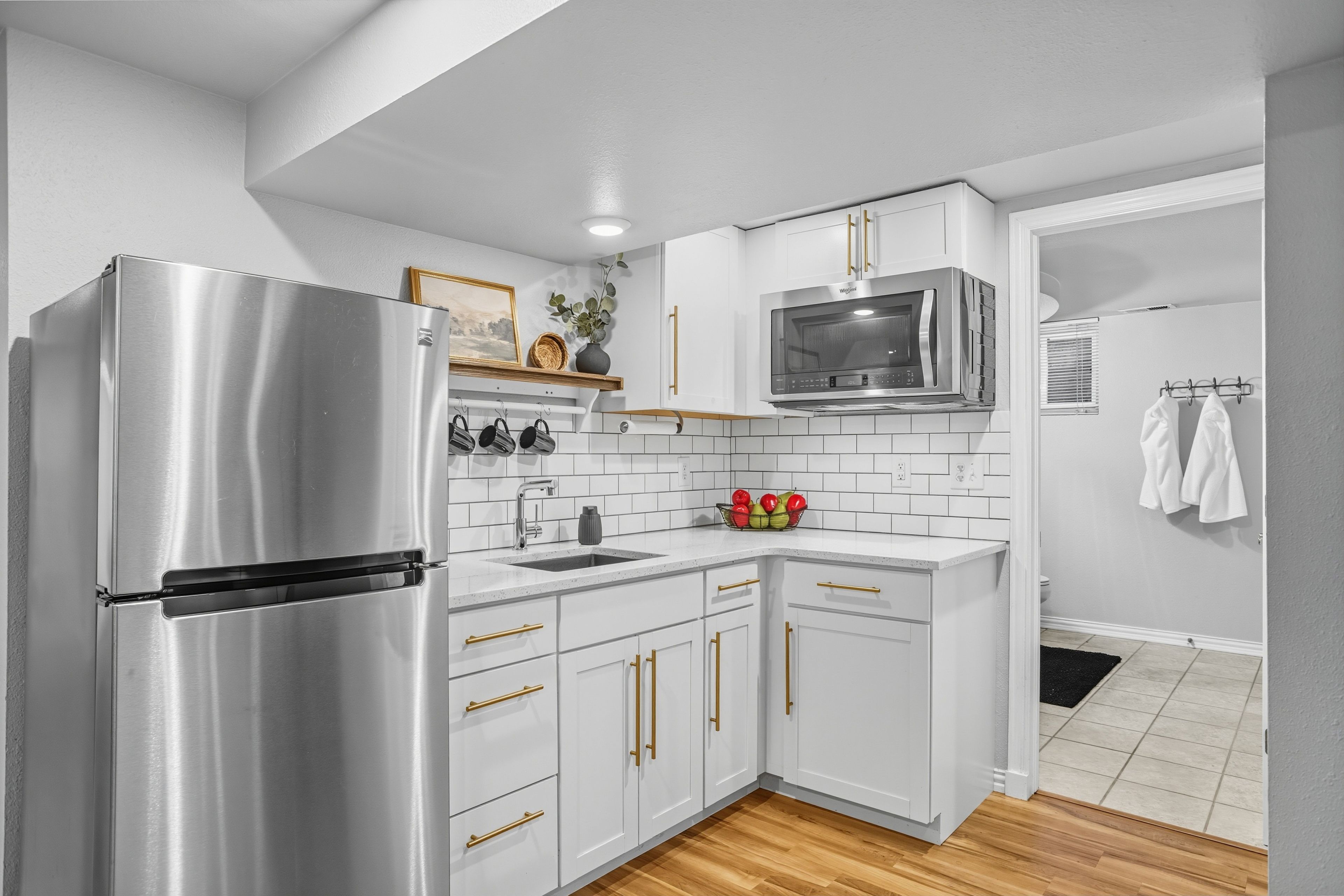 Secondary Kitchenette | Lower Level | Tea Kettle