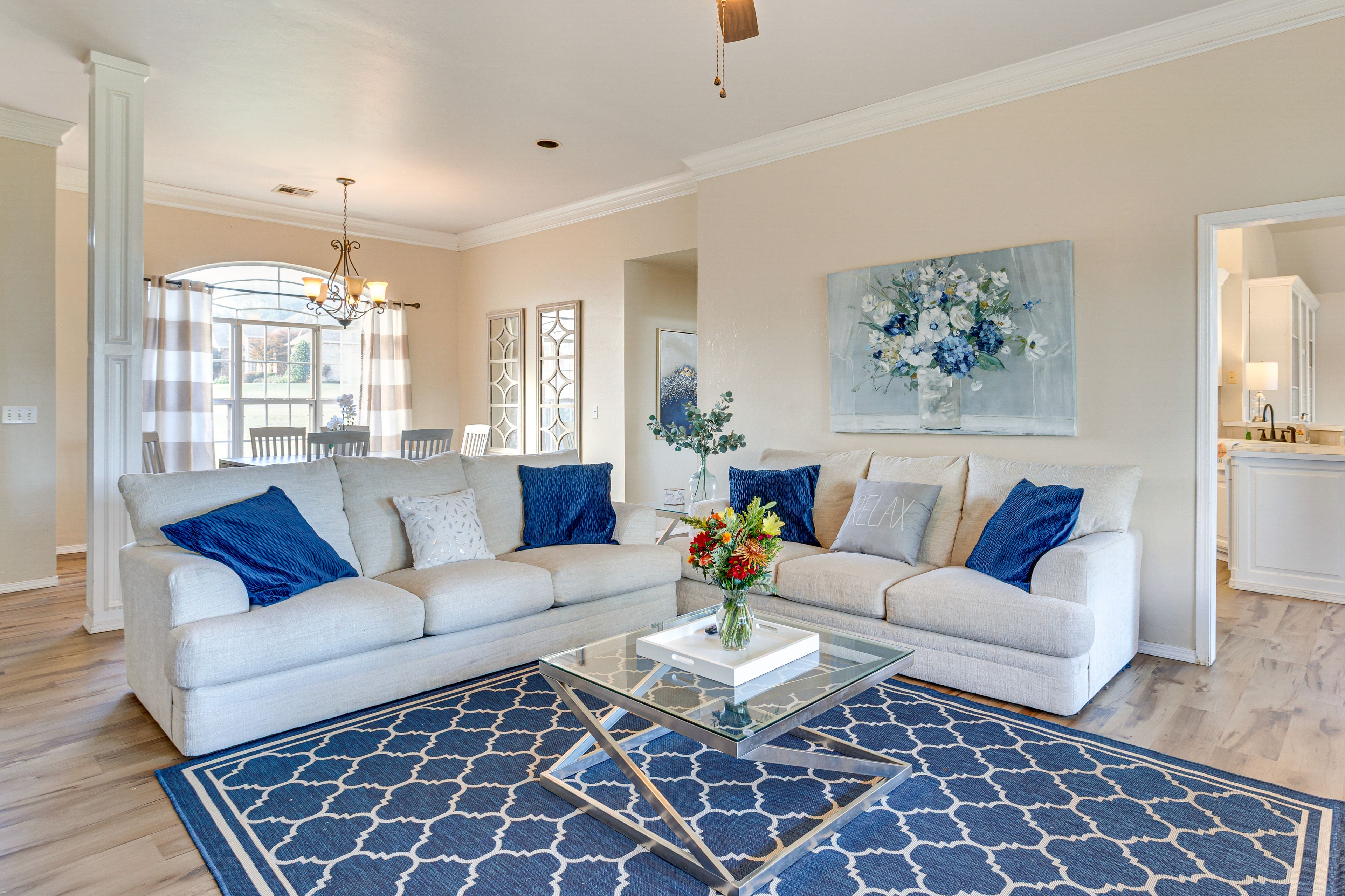 Edmond Vacation Rental | 2BR | 2BA | 2,300 Sq Ft | Step-Free Access