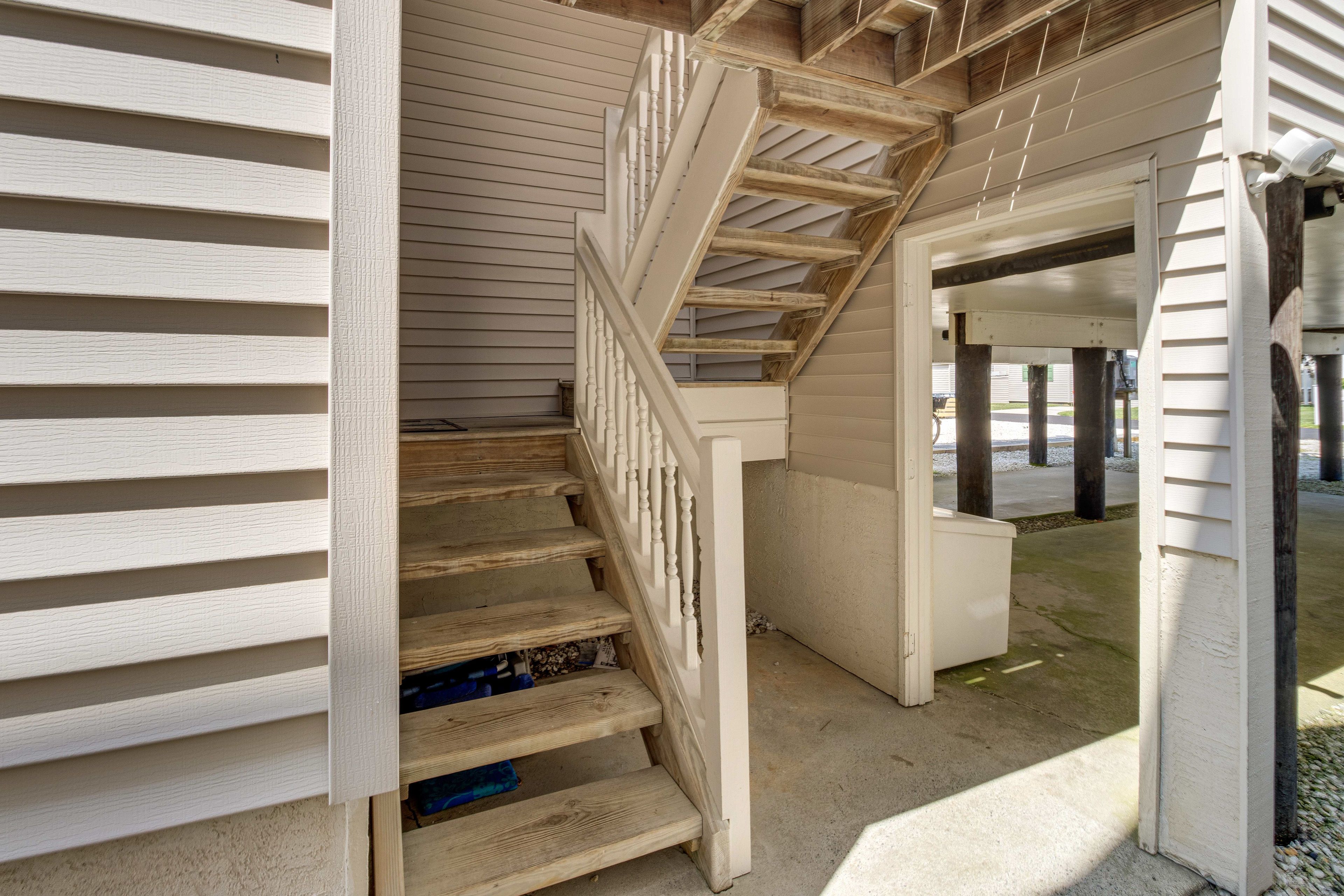 Stairs to Entrance