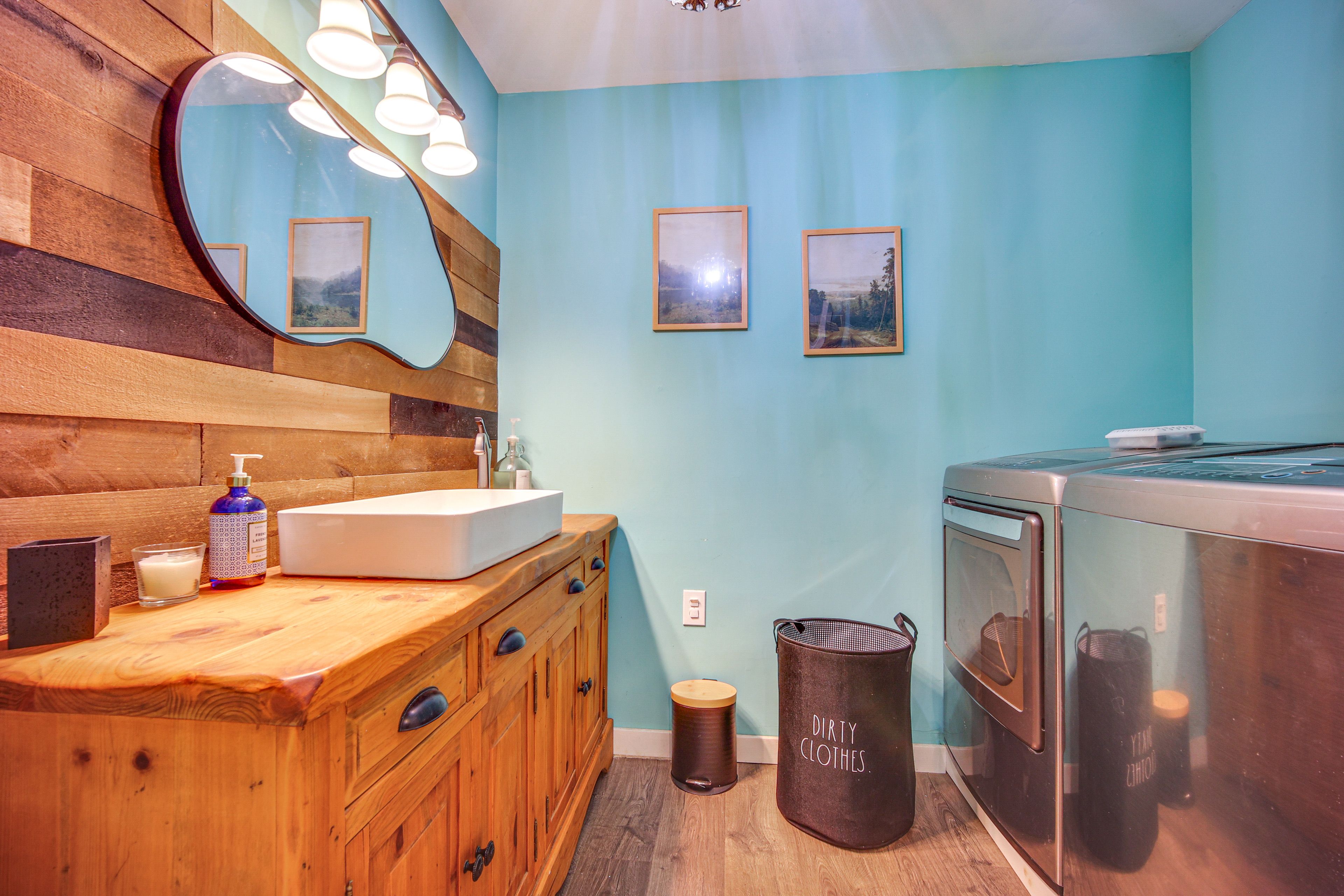 Half Bathroom | Washer & Dryer | 1st Floor