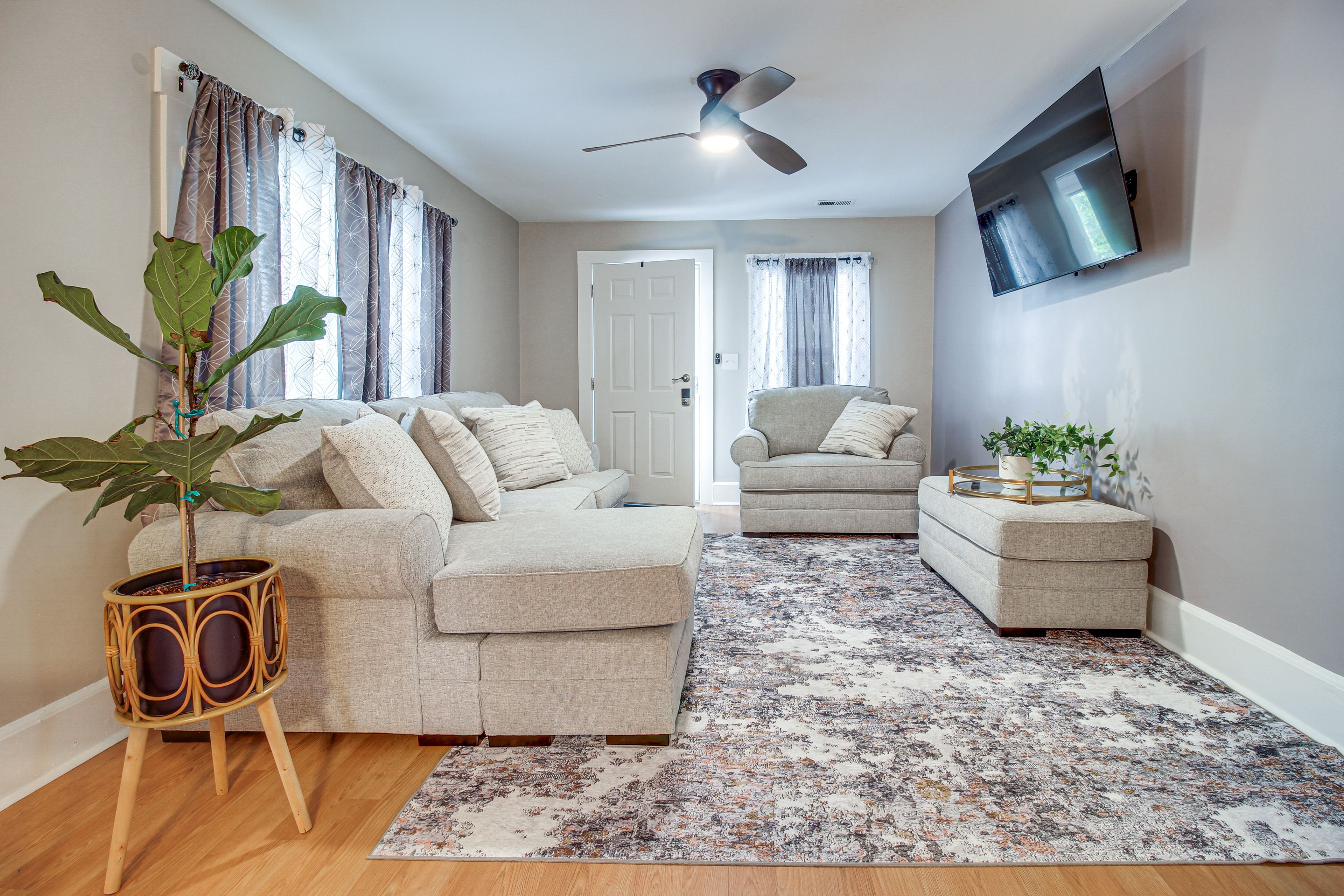 Wilmington Vacation Rental | 2BR | 1BA | 1,700 Sq Ft | Stairs Required