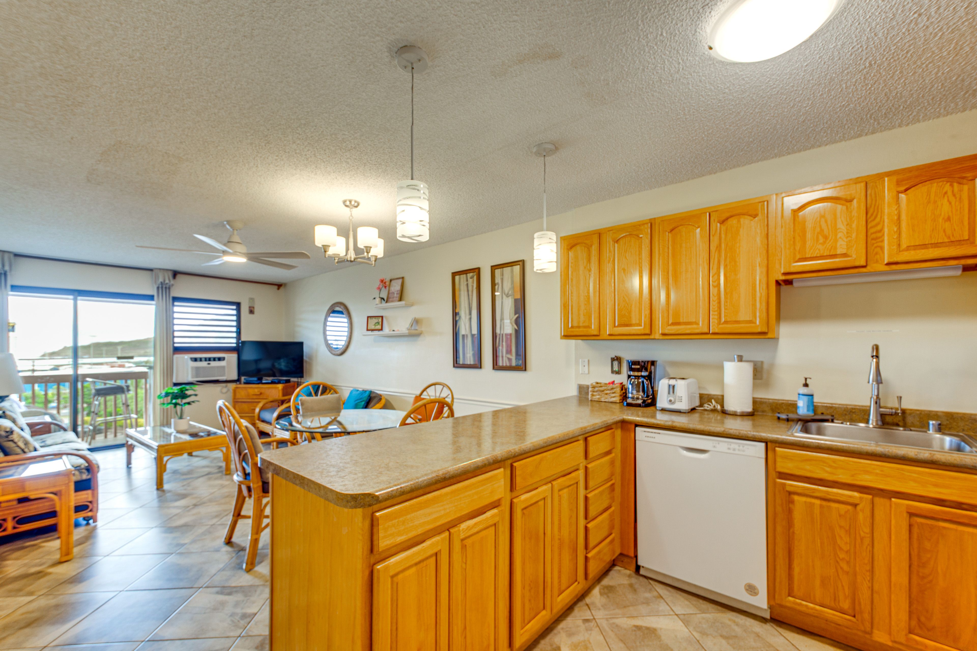 Kitchen | Drip Coffee Maker | Dishwasher | 1st Floor