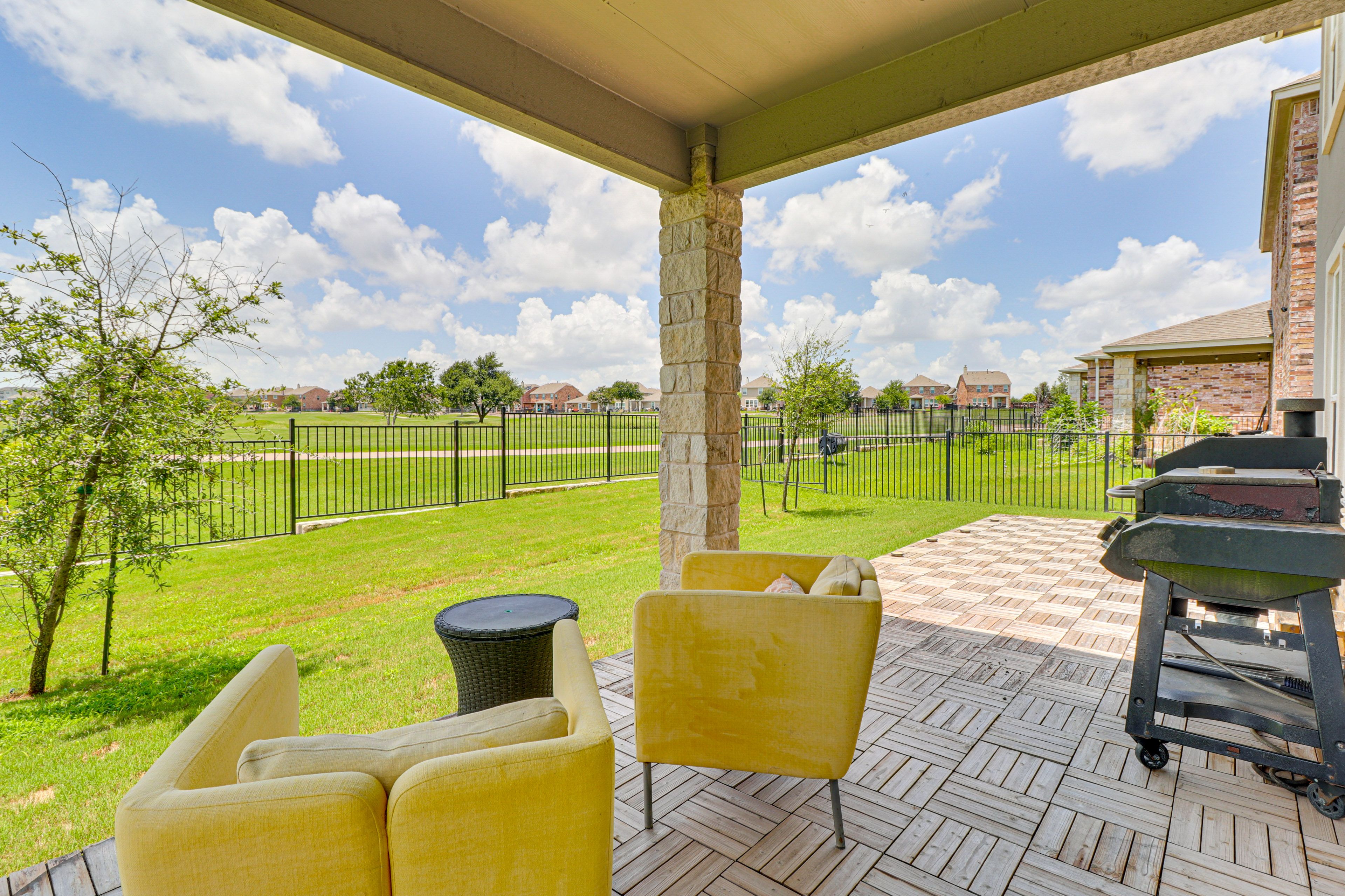 Covered Patio | Fenced-In Yard | Golf Course View