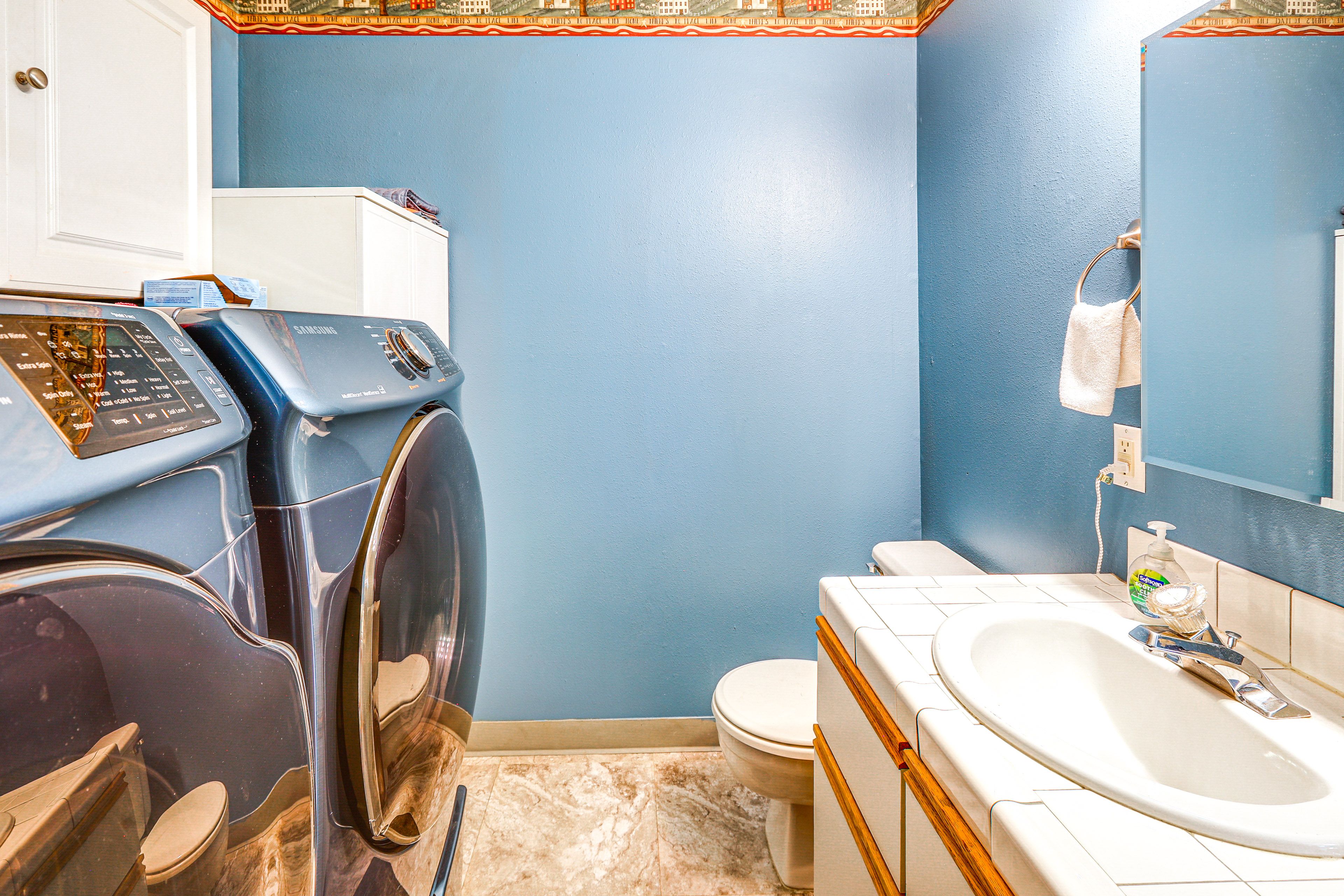 Half Bathroom | In-Unit Laundry | 1st Floor