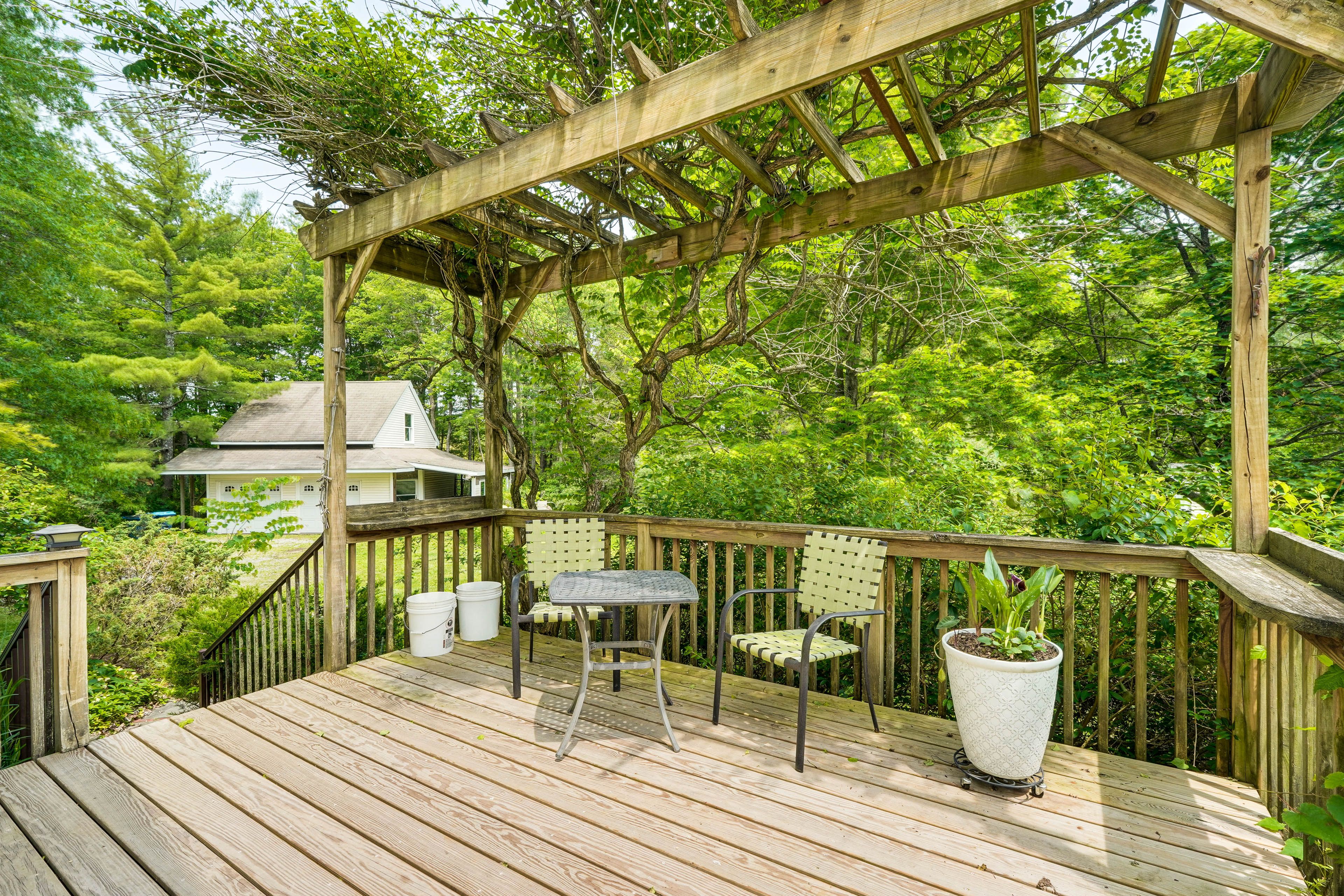 House Exterior | Addt'l Deck w/ Pergola