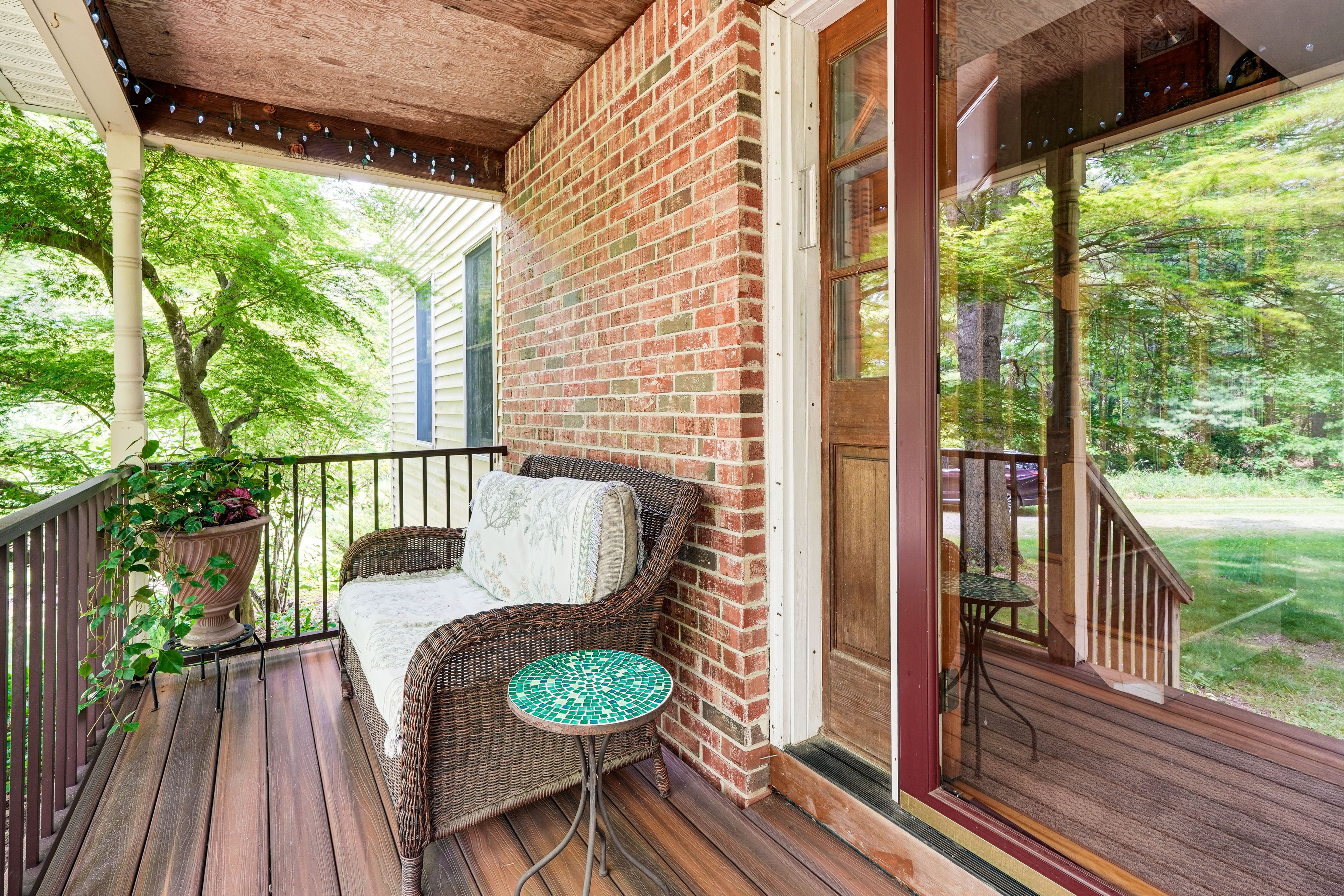 House Exterior | Covered Deck w/ Seating