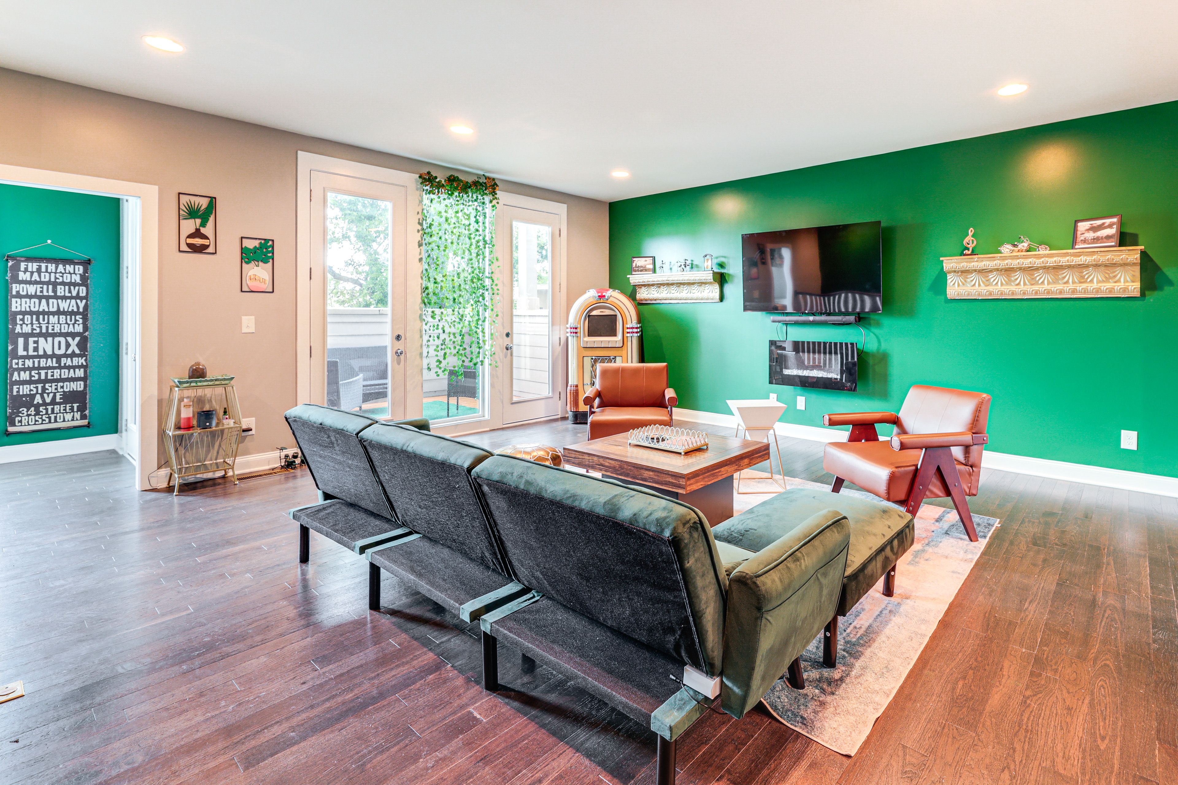 Living Room | 2nd Floor | Central A/C & Heating | Full Futon