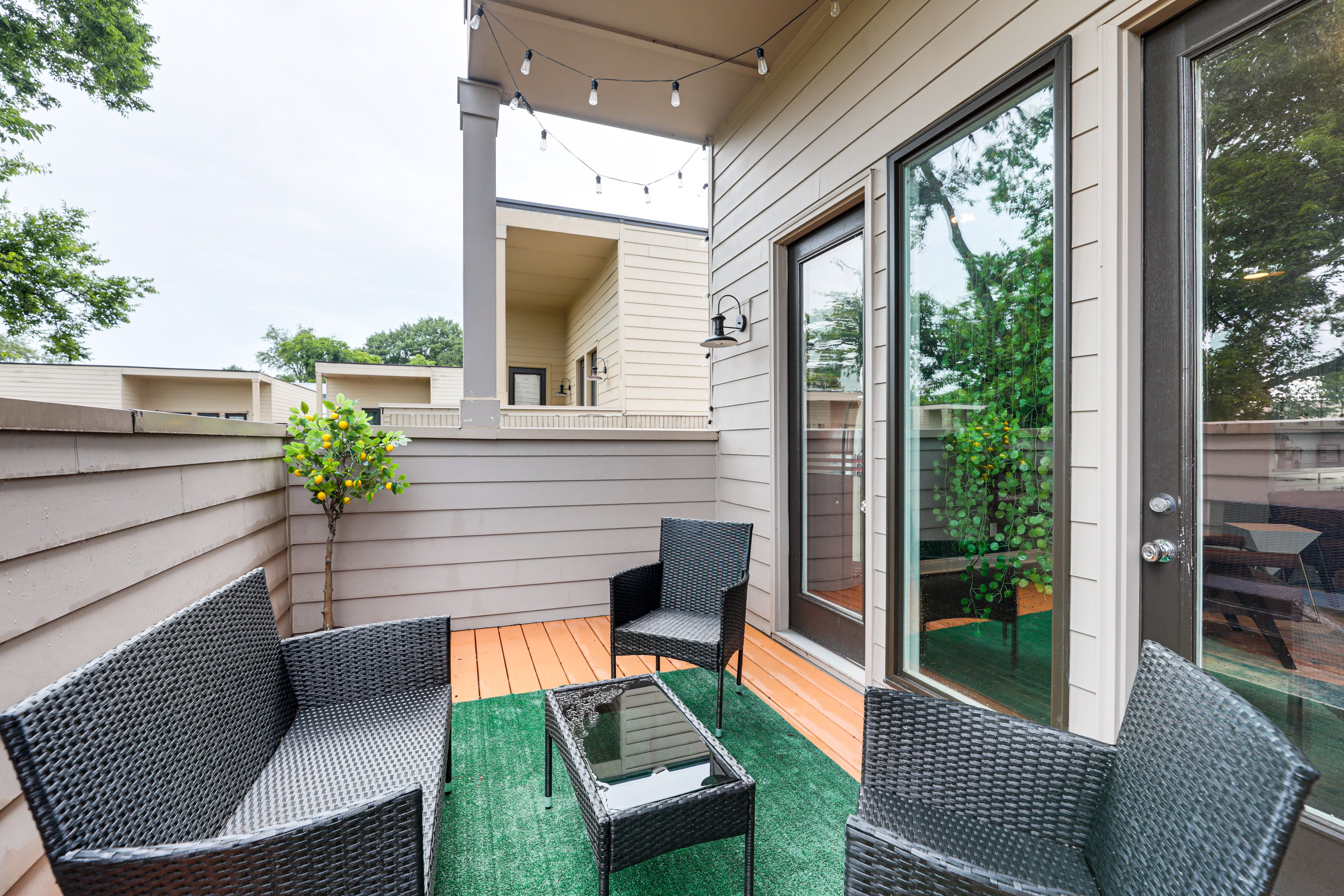 Balcony | 3-Story Townhome