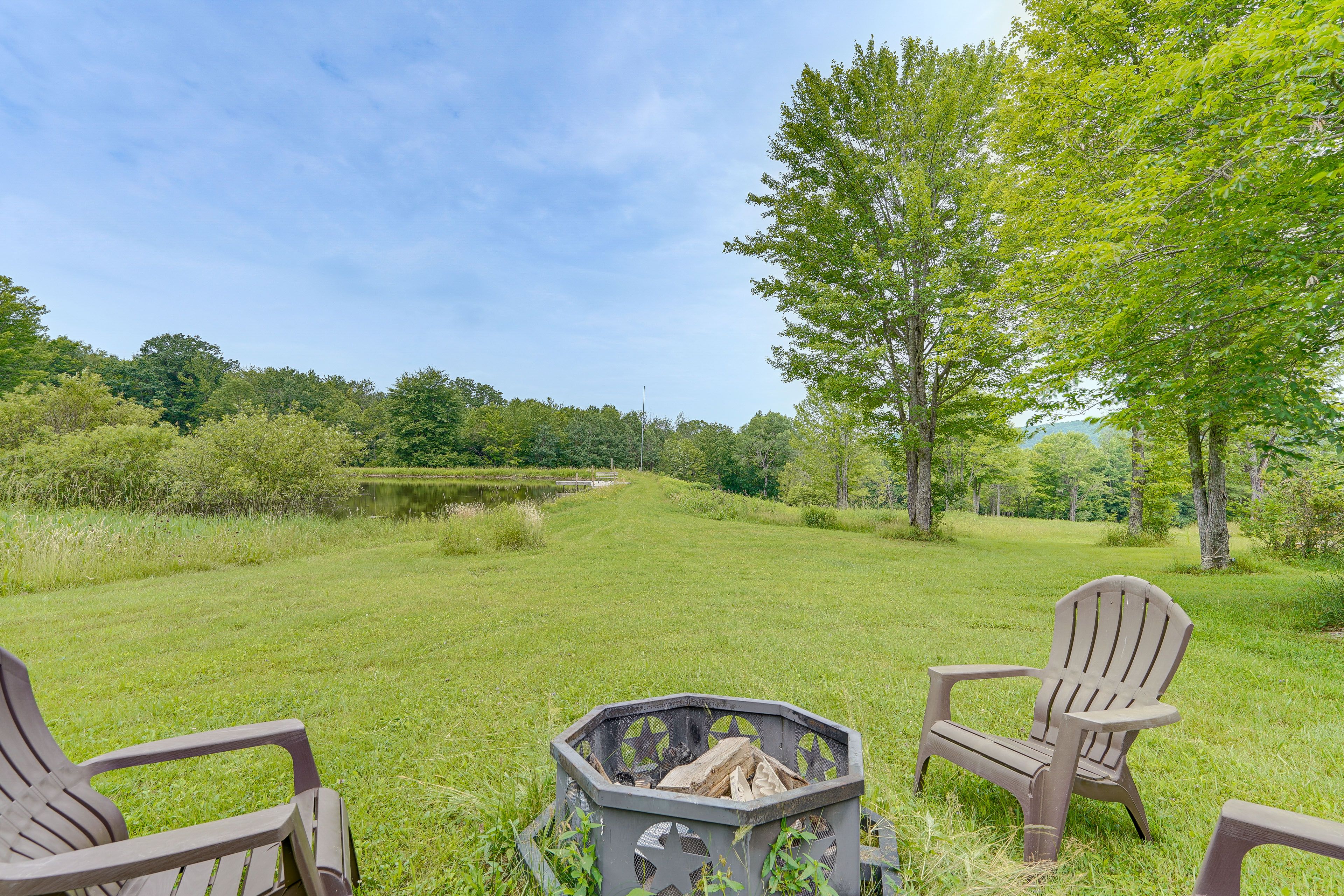 86-Acre Property | Wood-Burning Fire Pit | On-Site Trails & Ponds