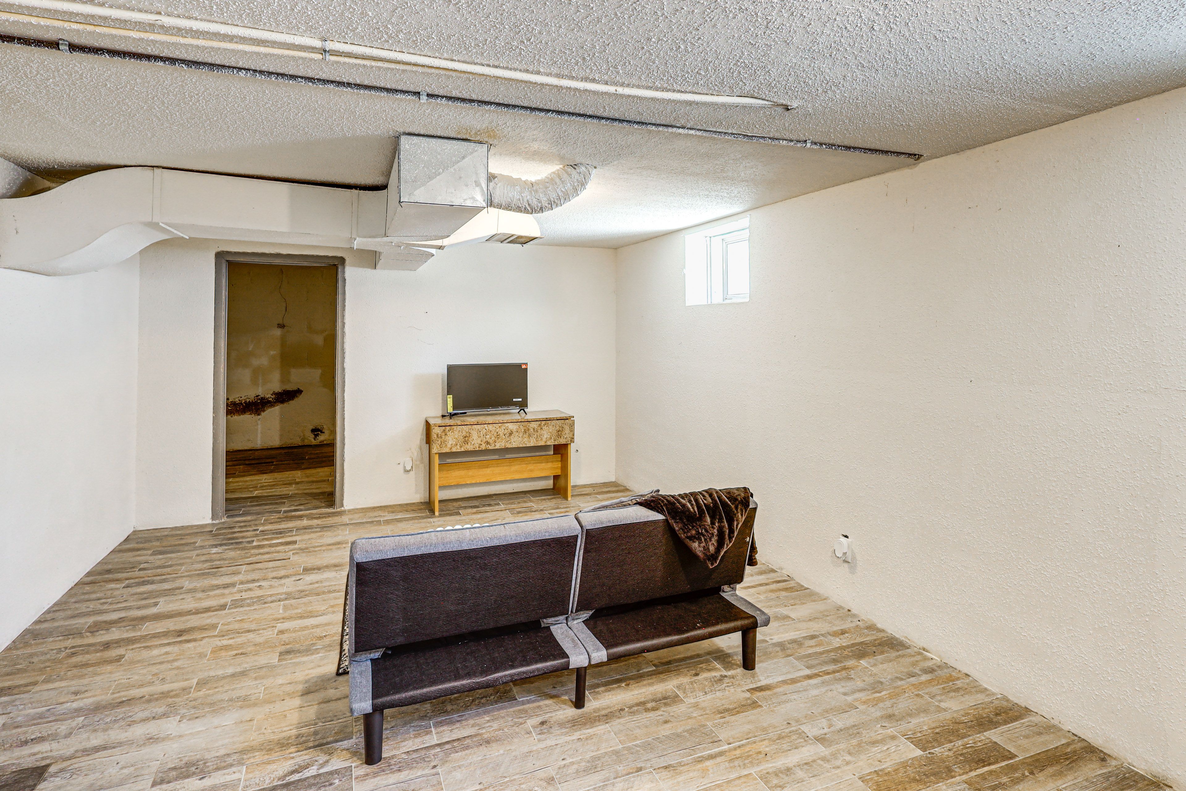 Living Area | Futon | Smart TV | Lower Level
