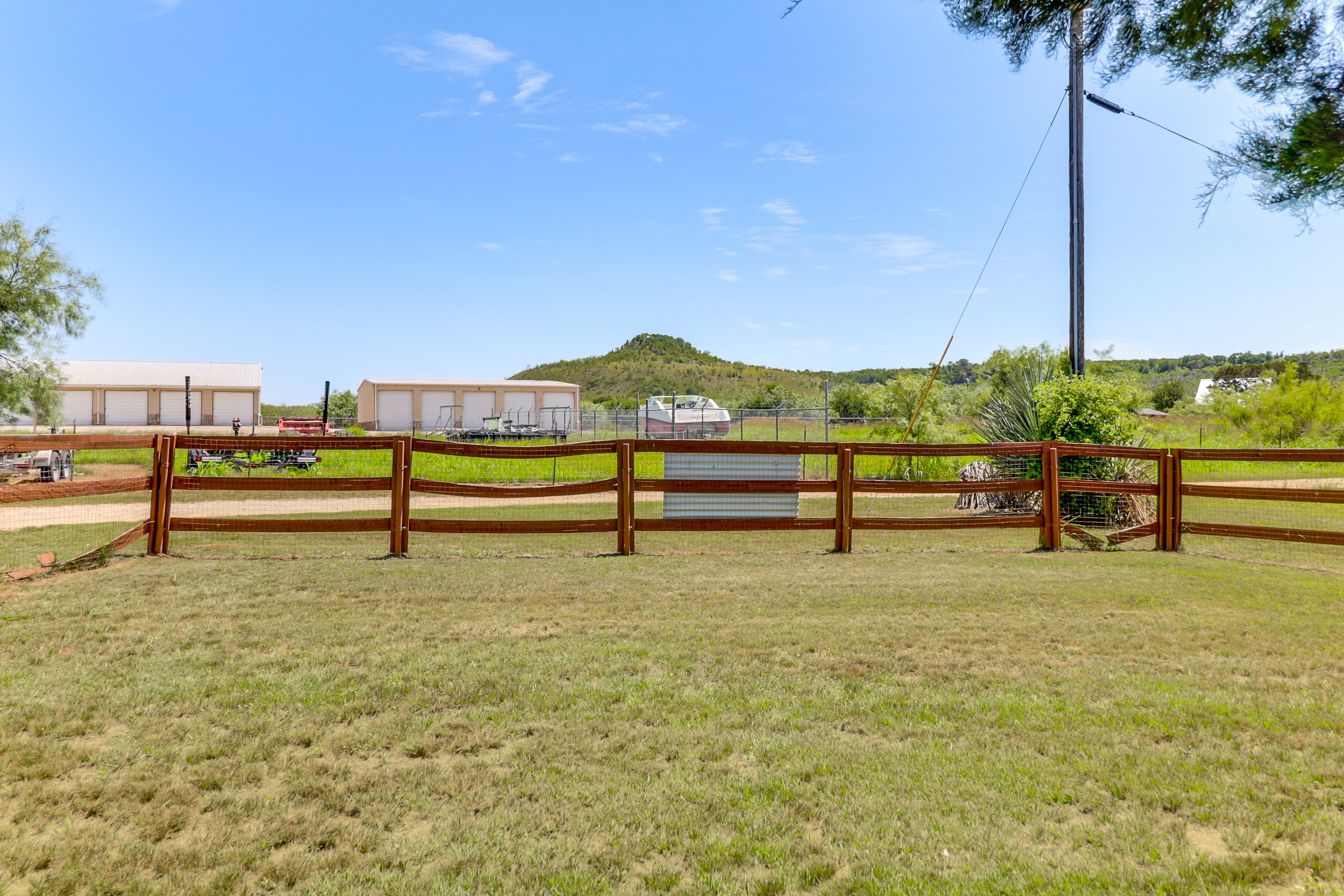 Fenced-In Front Yard