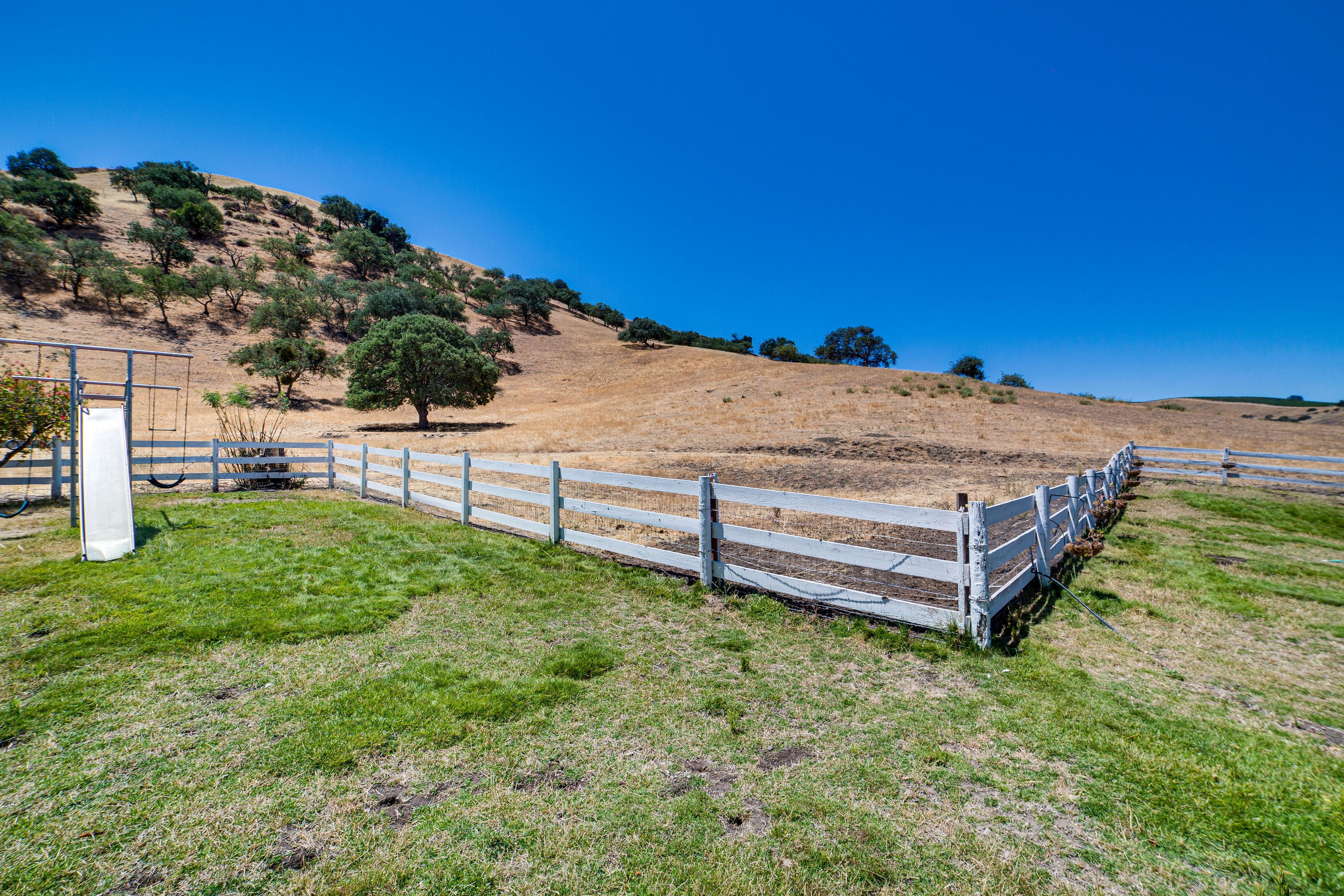 Ranch Setting | Fenced Backyard | Children's Playset
