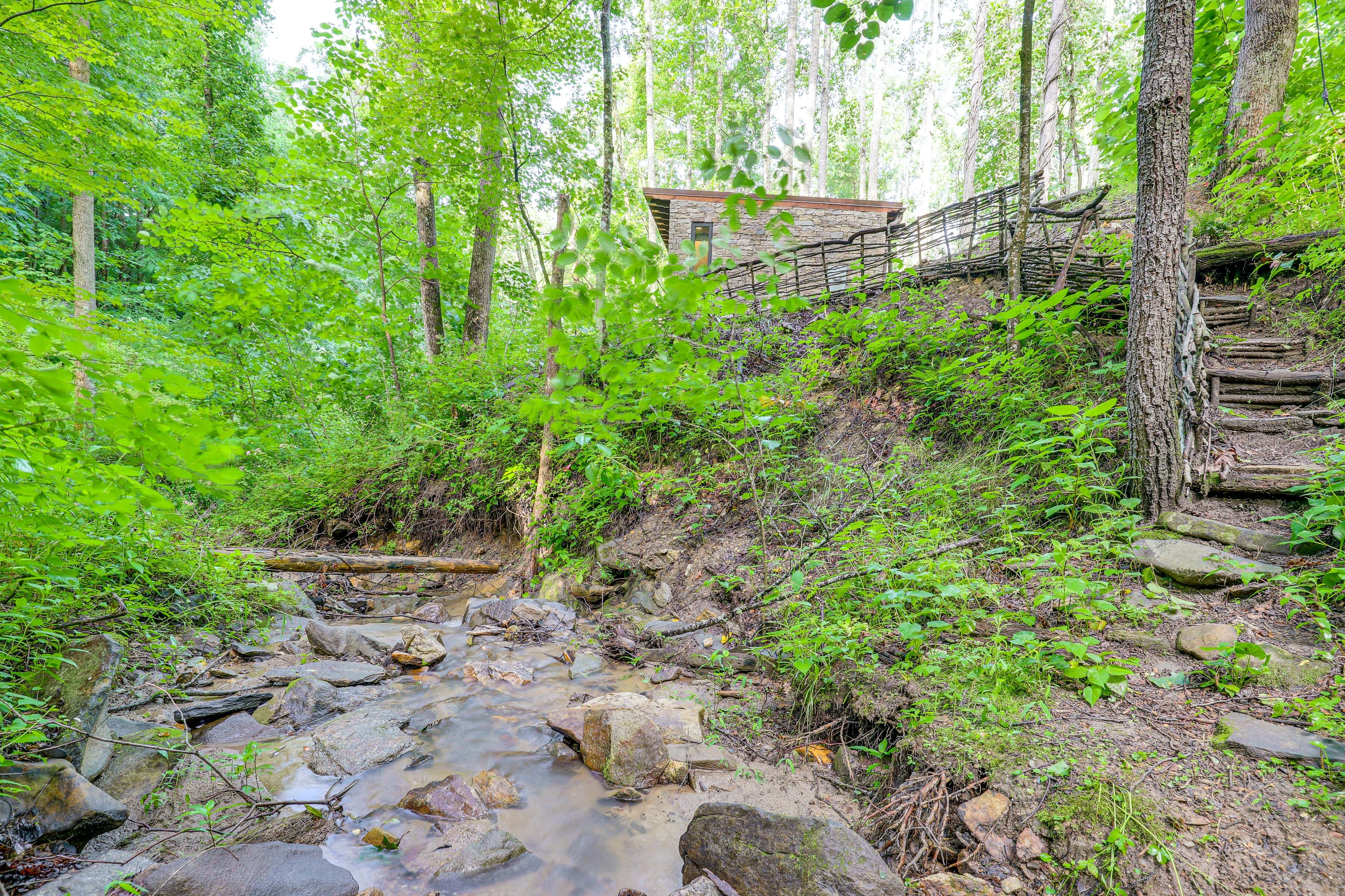 Private Walkway to Creek
