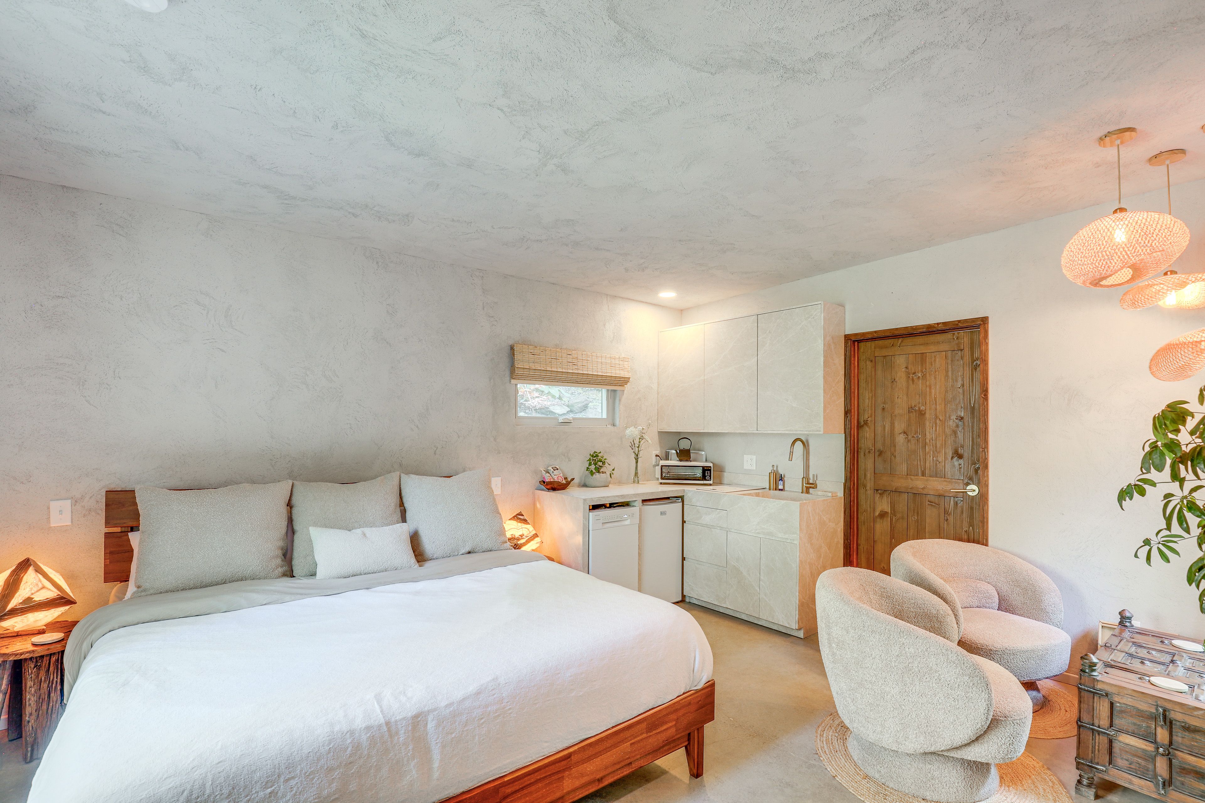Studio Interior | Kitchenette | Mini-Split Heating & A/C | Free WiFi