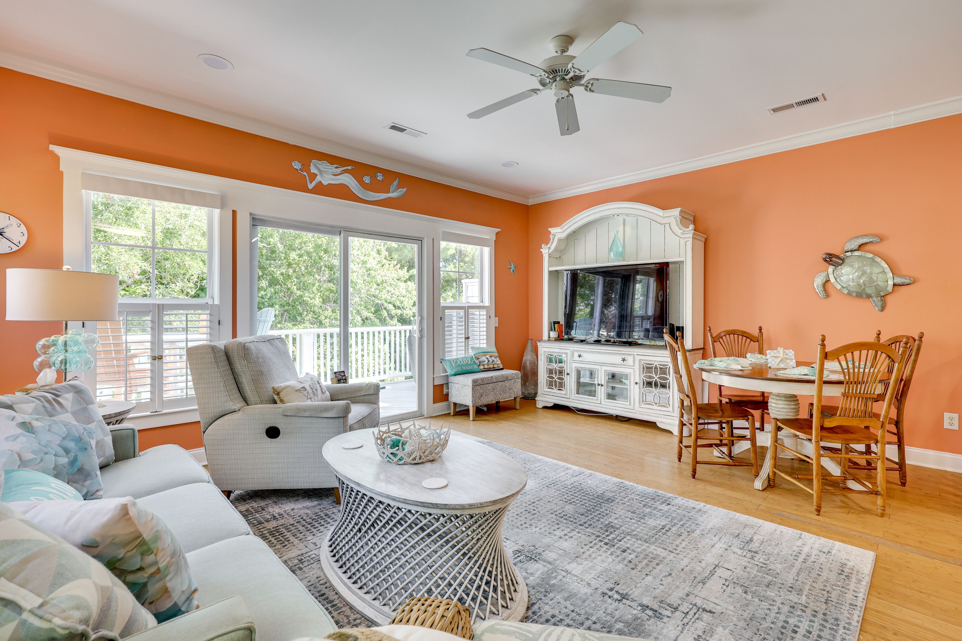 Carolina Beach Vacation Rental | 3BR | 3.5BA | 1,700 Sq Ft | 1 Step to Enter