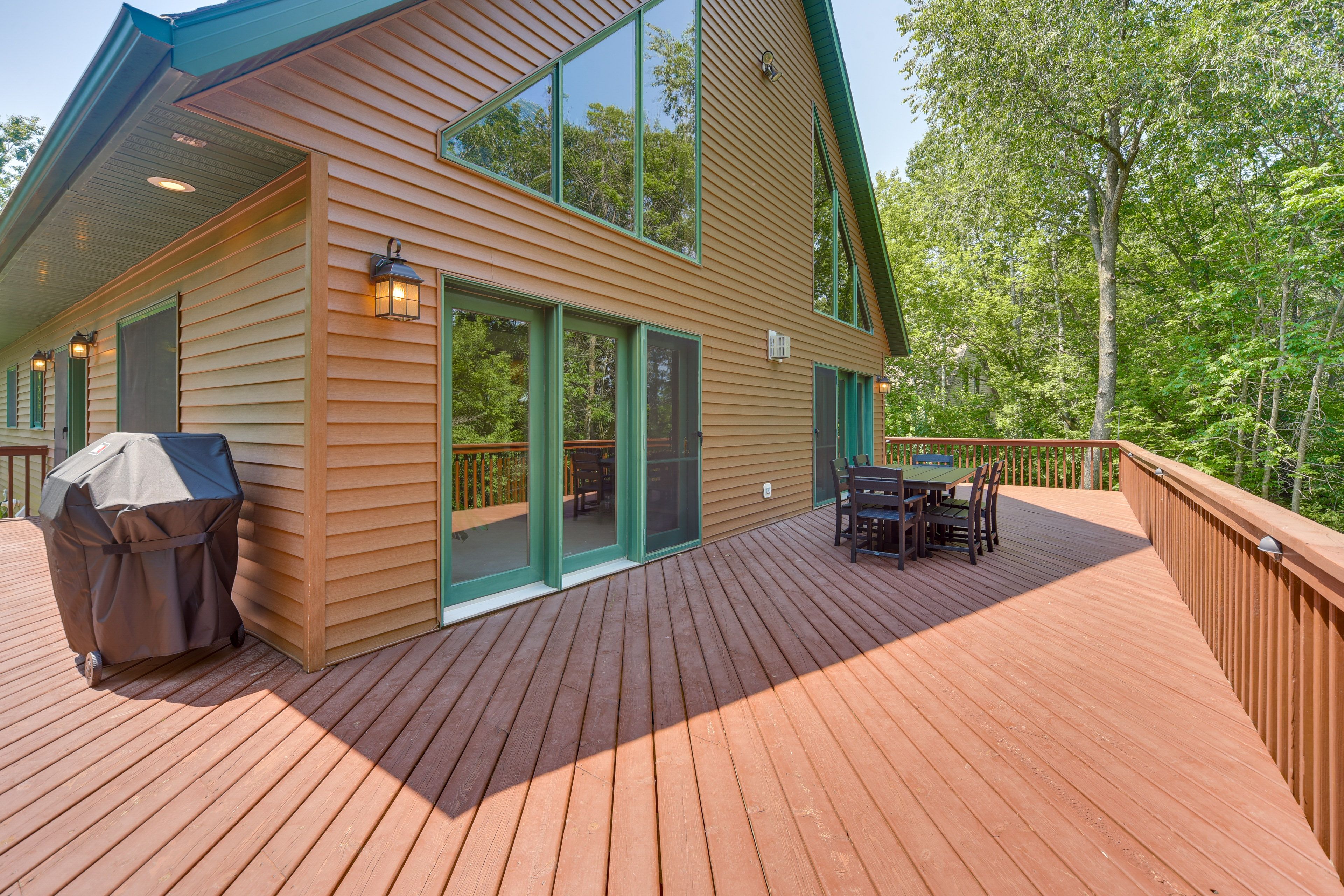 Property Exterior | Furnished Deck | Gas Grill