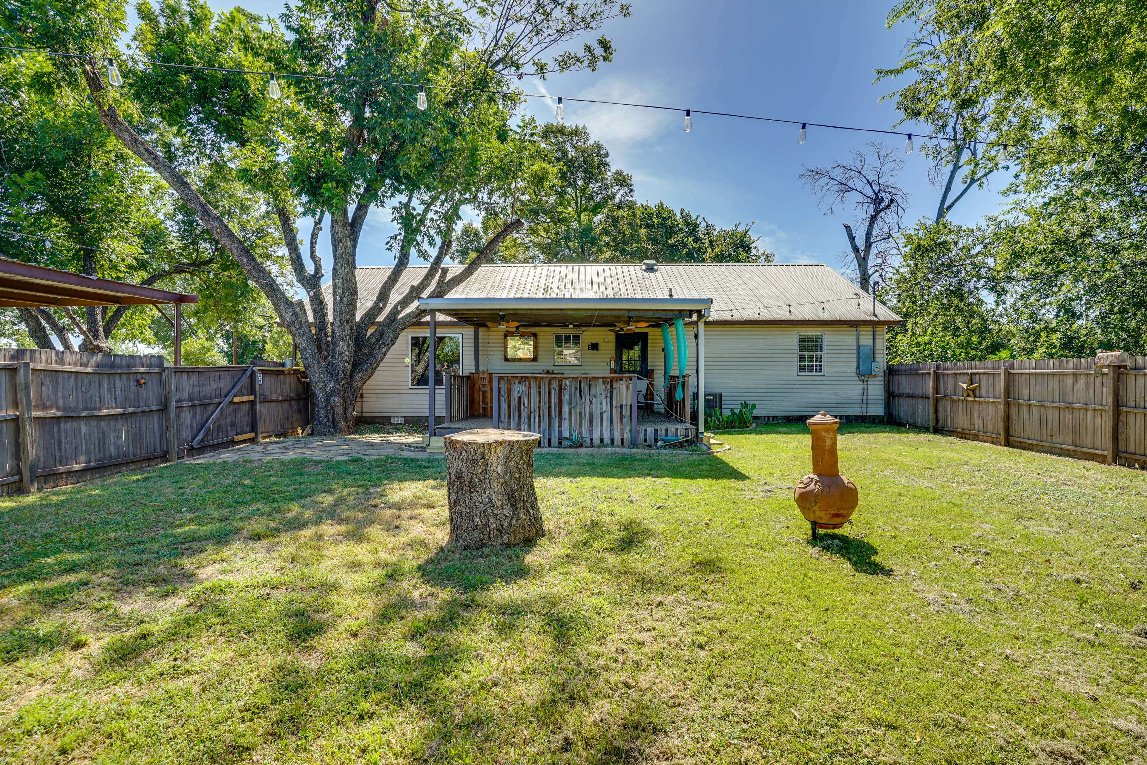 House Exterior | Partially Fenced Yard