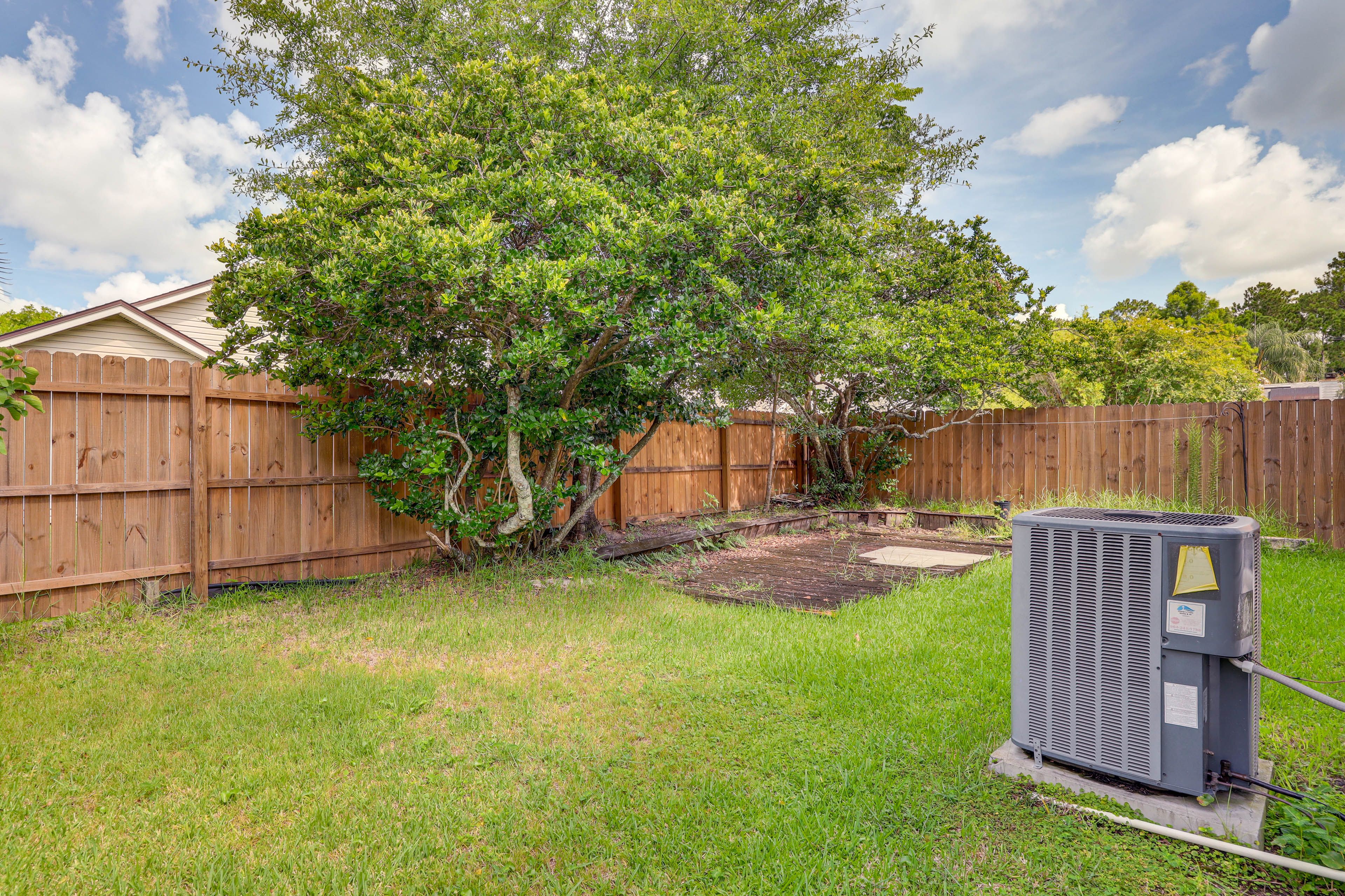 Private Backyard Area