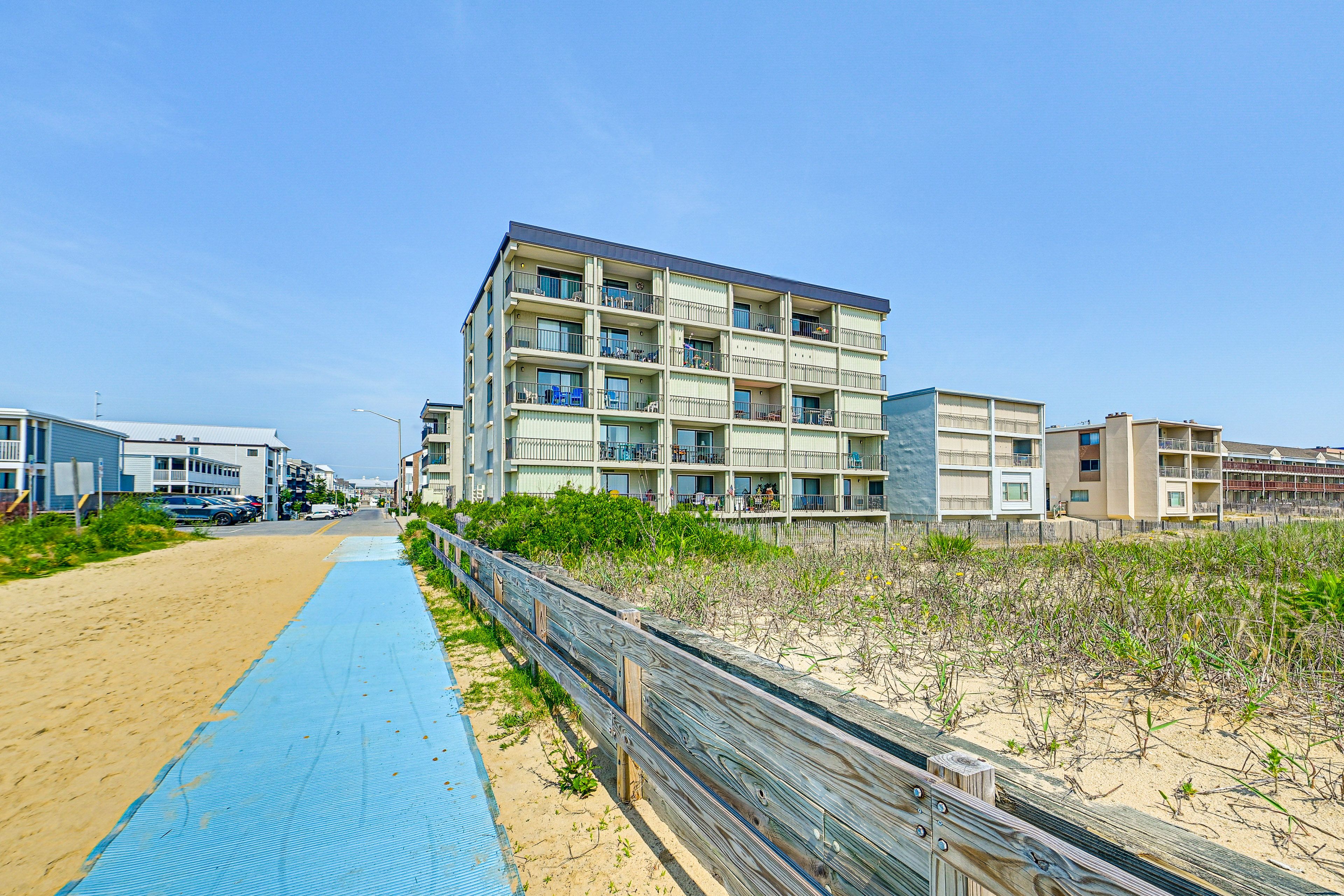 Property Exterior | Beach Access | Private Balcony w/ Ocean Views