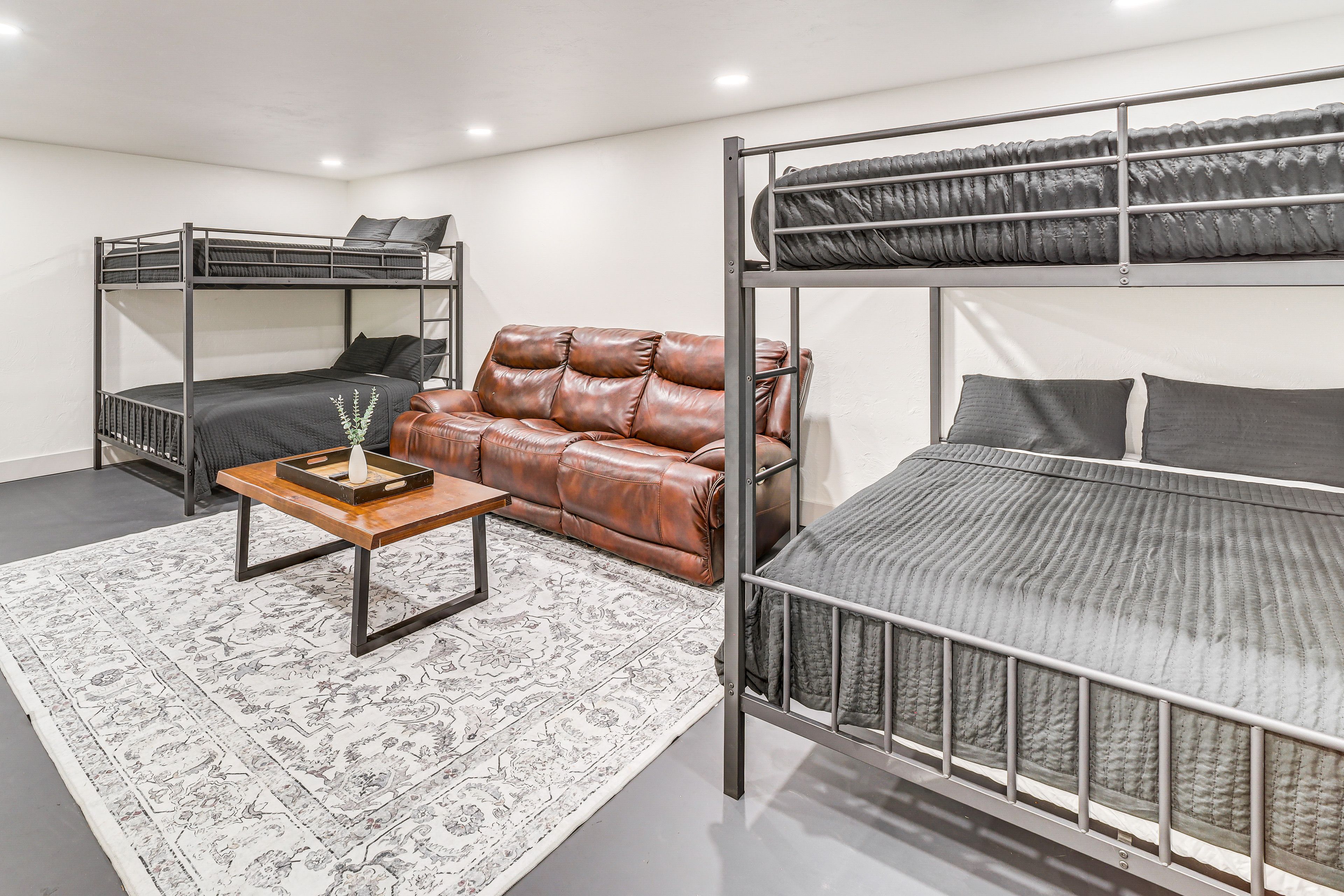 Bonus Room | 2 Queen Bunk Beds | Basement Level