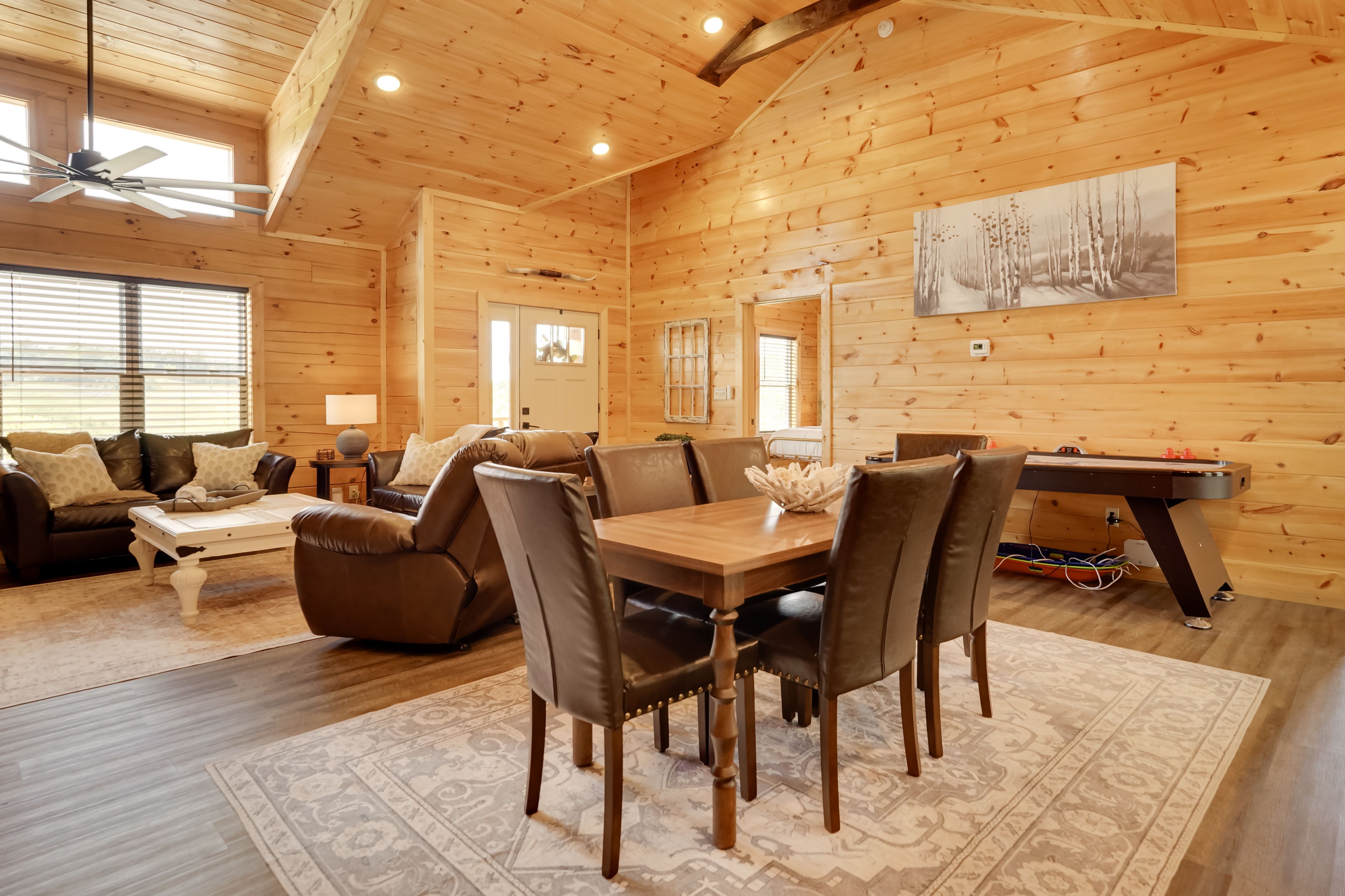 Dining Area | Air Hockey Table