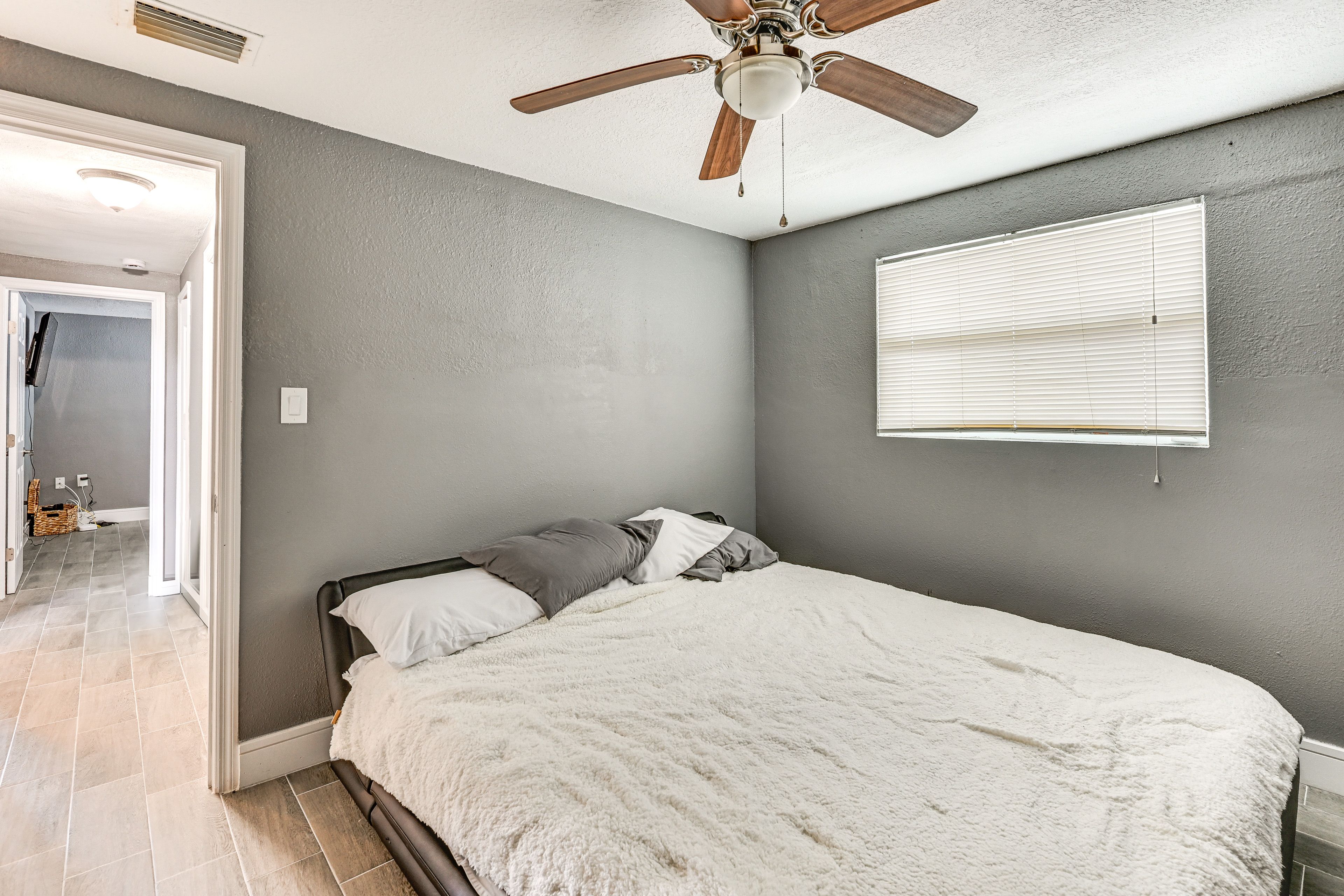Bedroom 1 | King Bed | Linens Provided | Smart TV