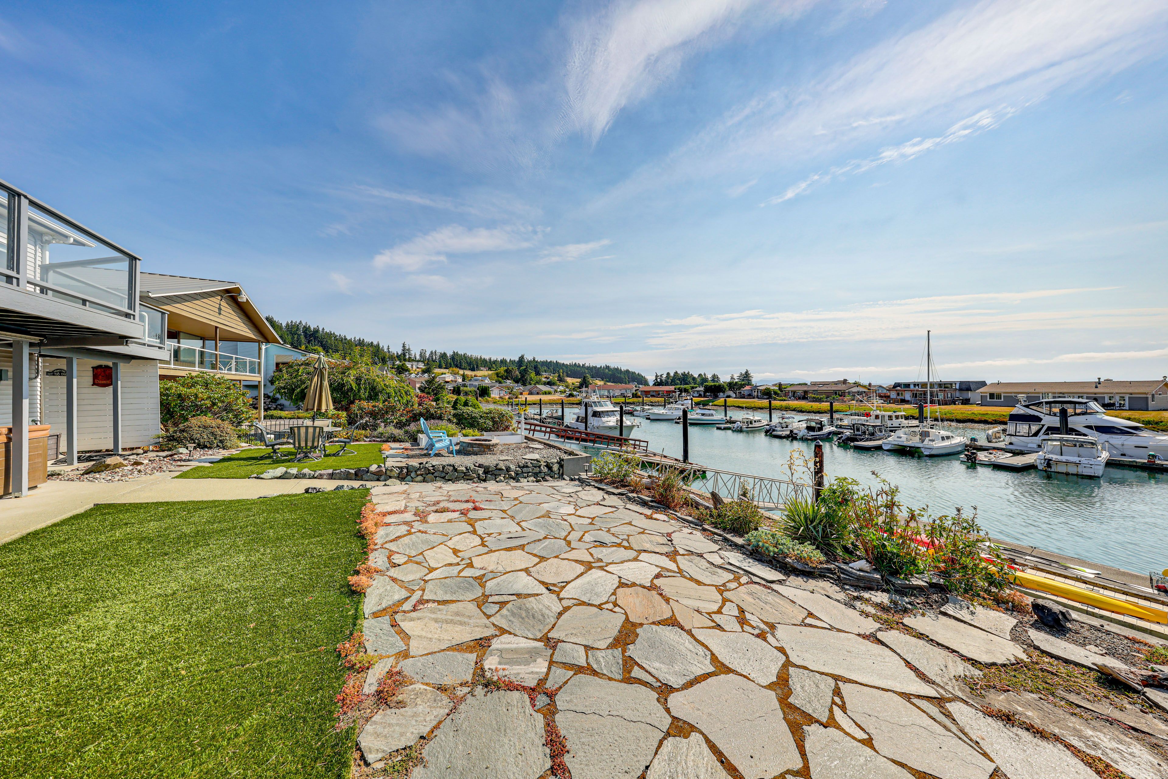 Yard | Dining Area | Fire Pit | Private Dock