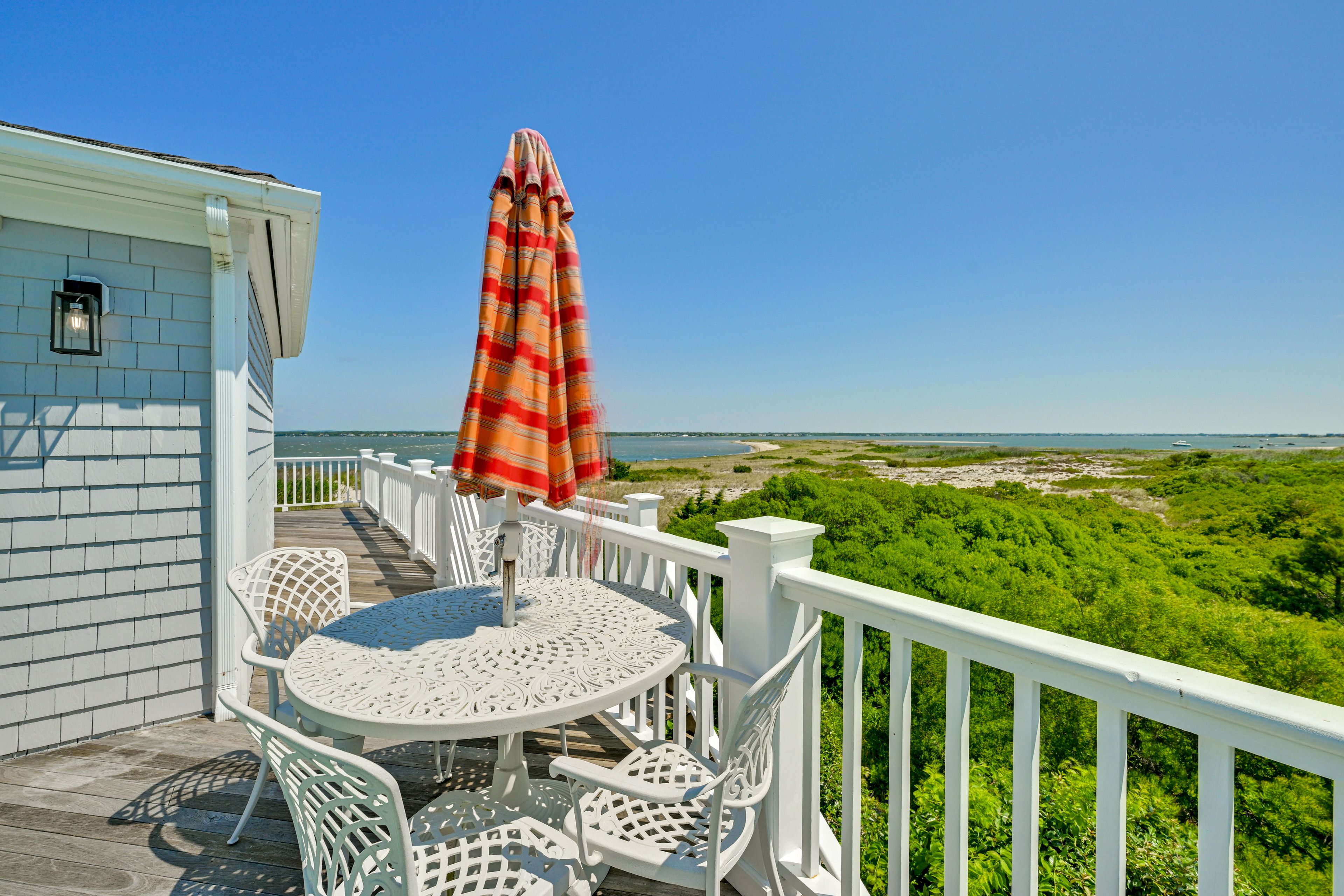Deck w/ Views of Moriches Bay