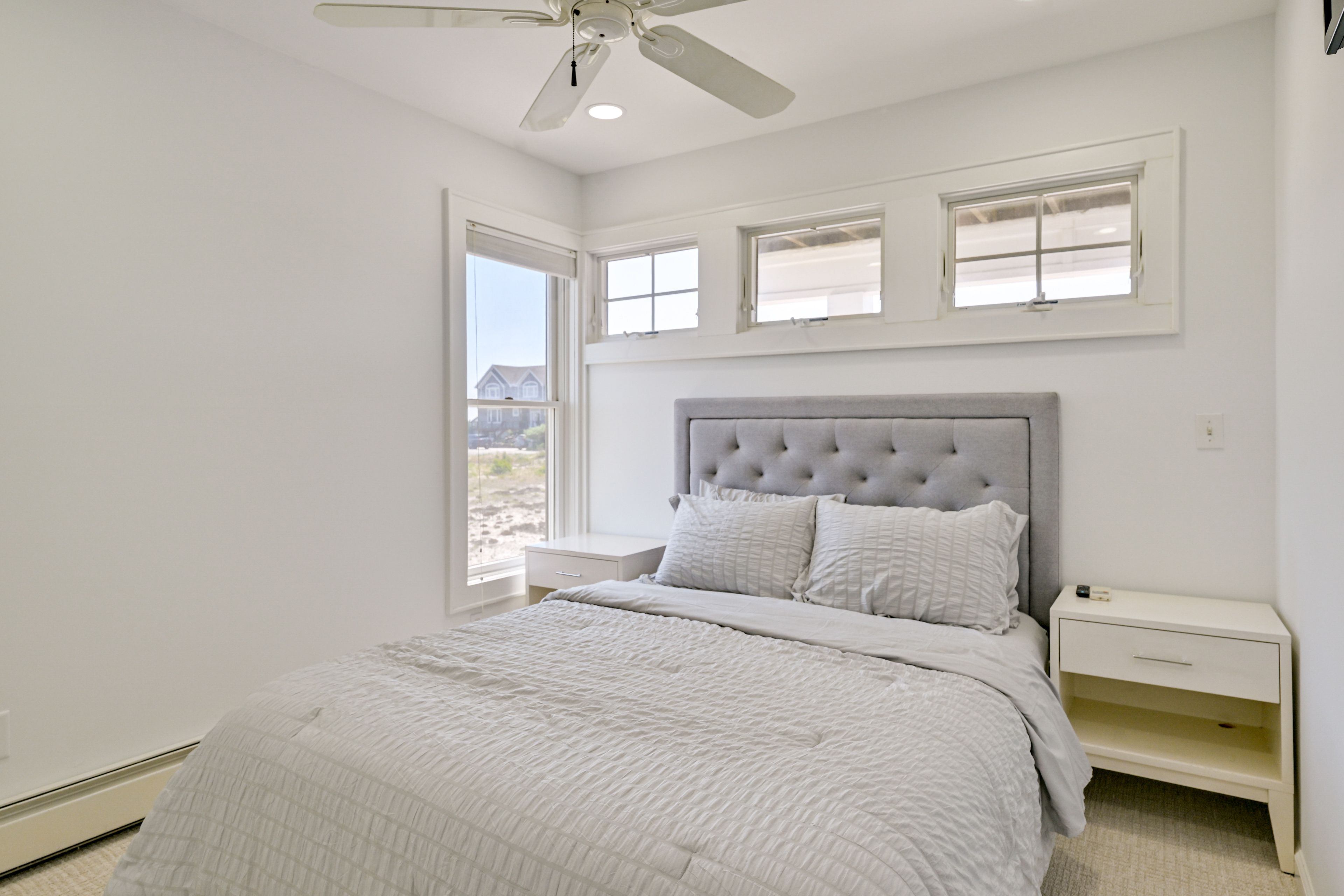 Bedroom 5 | Queen Bed | Smart TV | Views of Moriches Bay