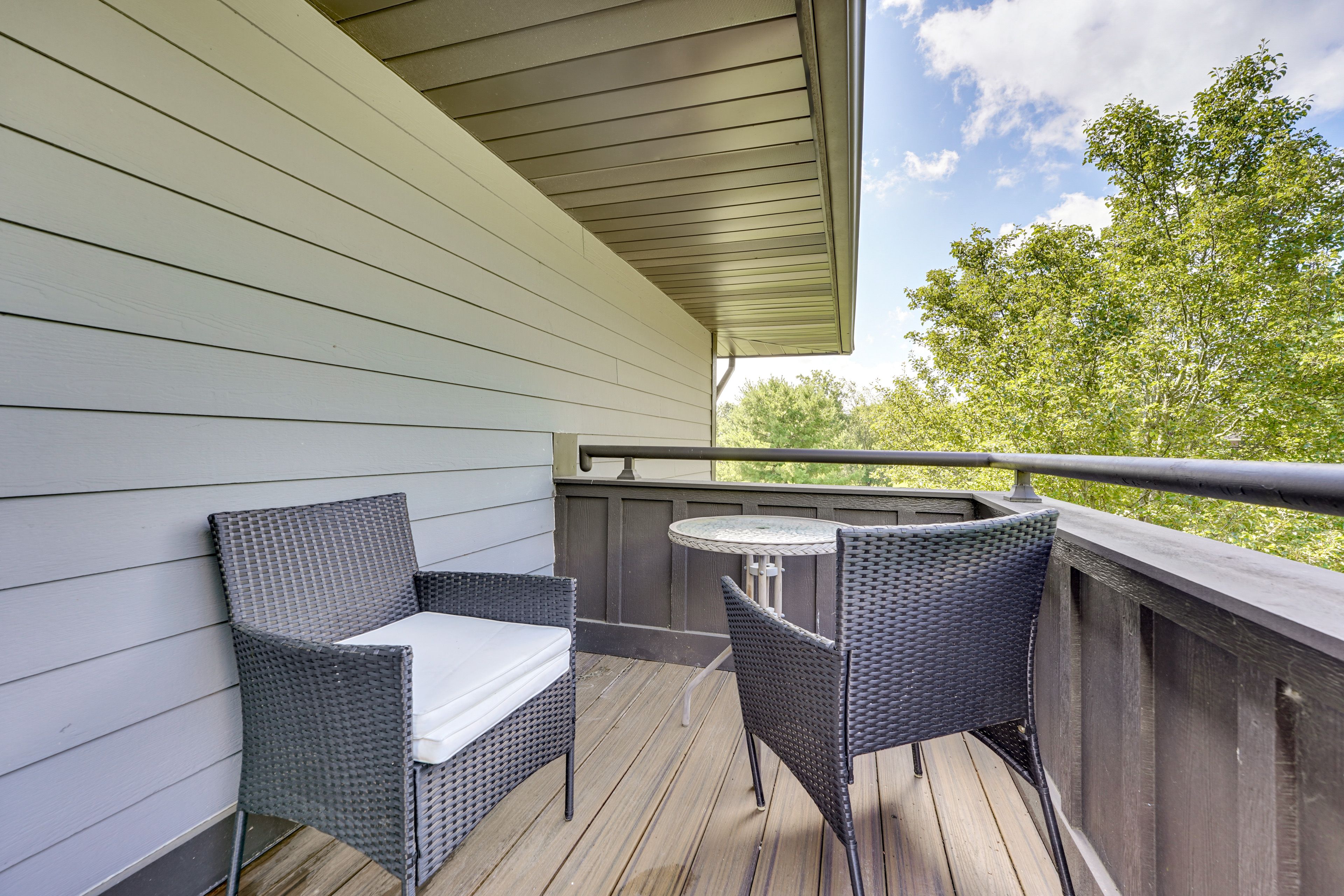 House Exterior | Furnished Balcony