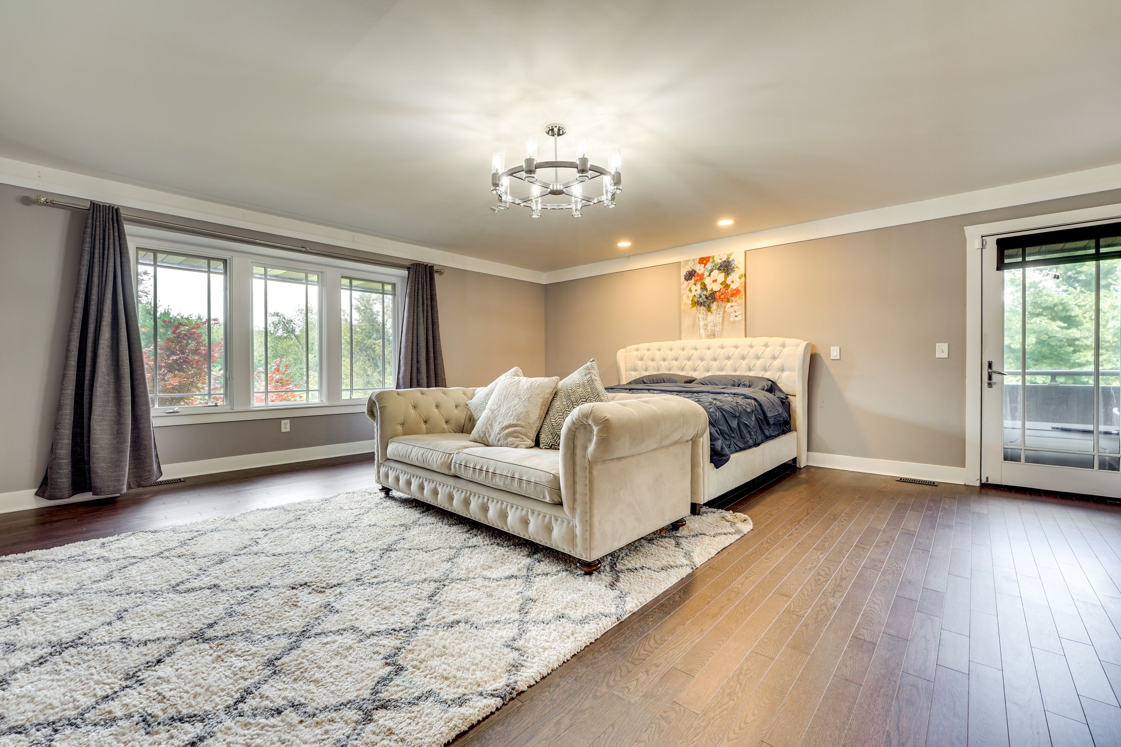Bedroom 1 | King Bed | Electric Fireplace | 2nd Floor