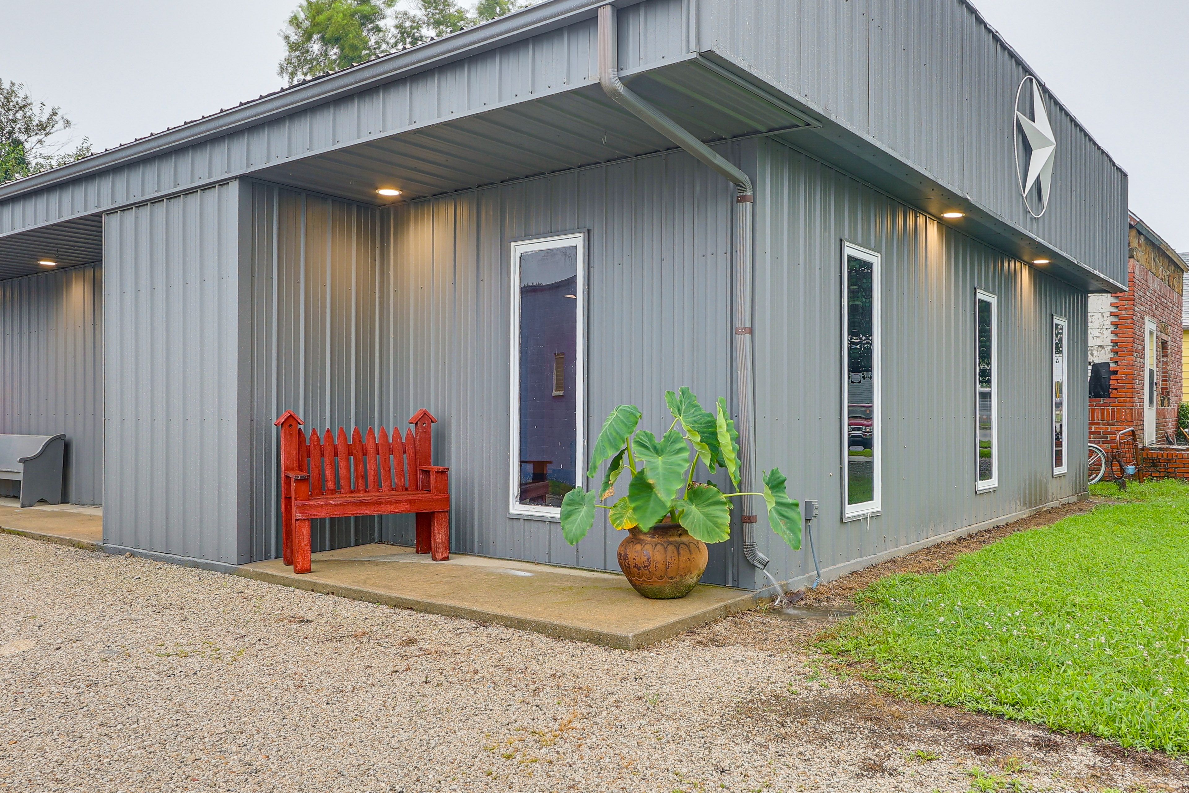 Property Exterior | Community Lot (4 Vehicles; First-Come, First-Served)