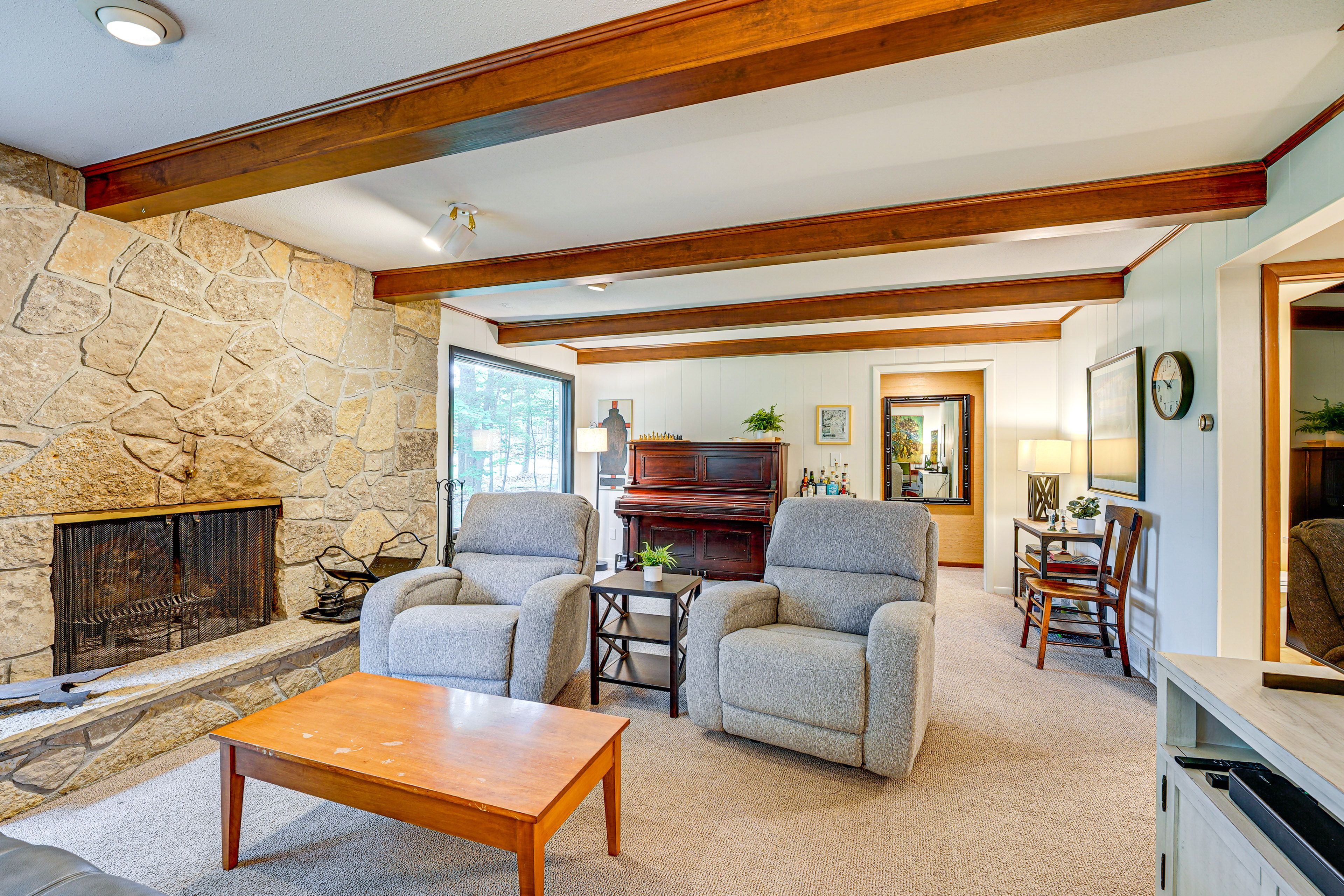 Whitehall Vacation Rental | 2BR | 1.5BA | Stairs Required | 1,000 Sq Ft