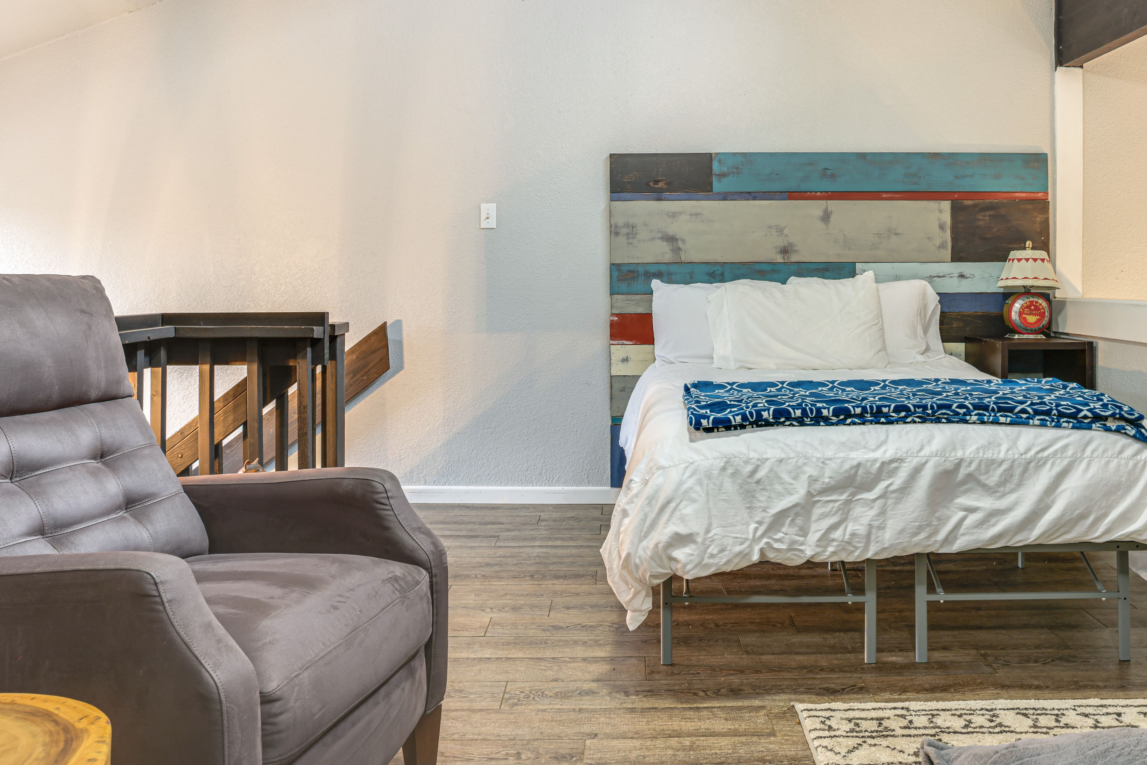 Loft | Full Bed | 2 Twin/Full Bunk Beds | Upper Floor