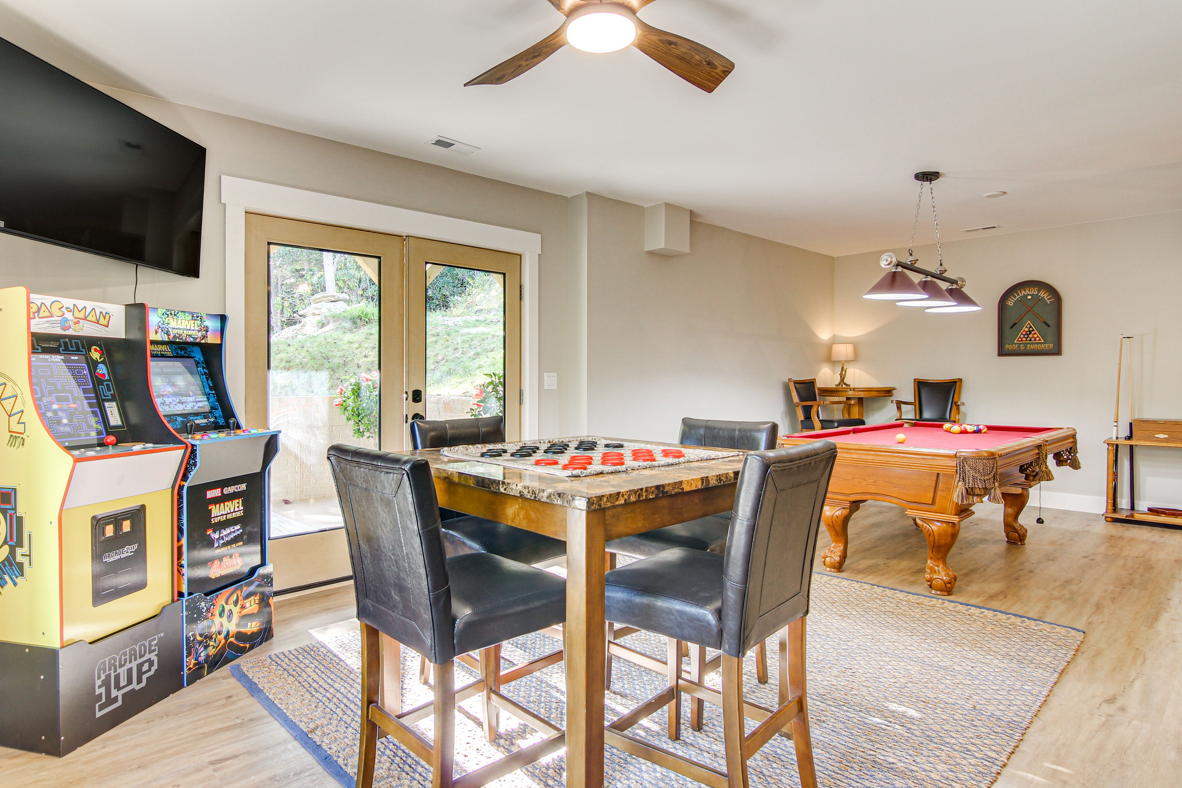 Game Room | Basement Floor | Pool Table | Board Games