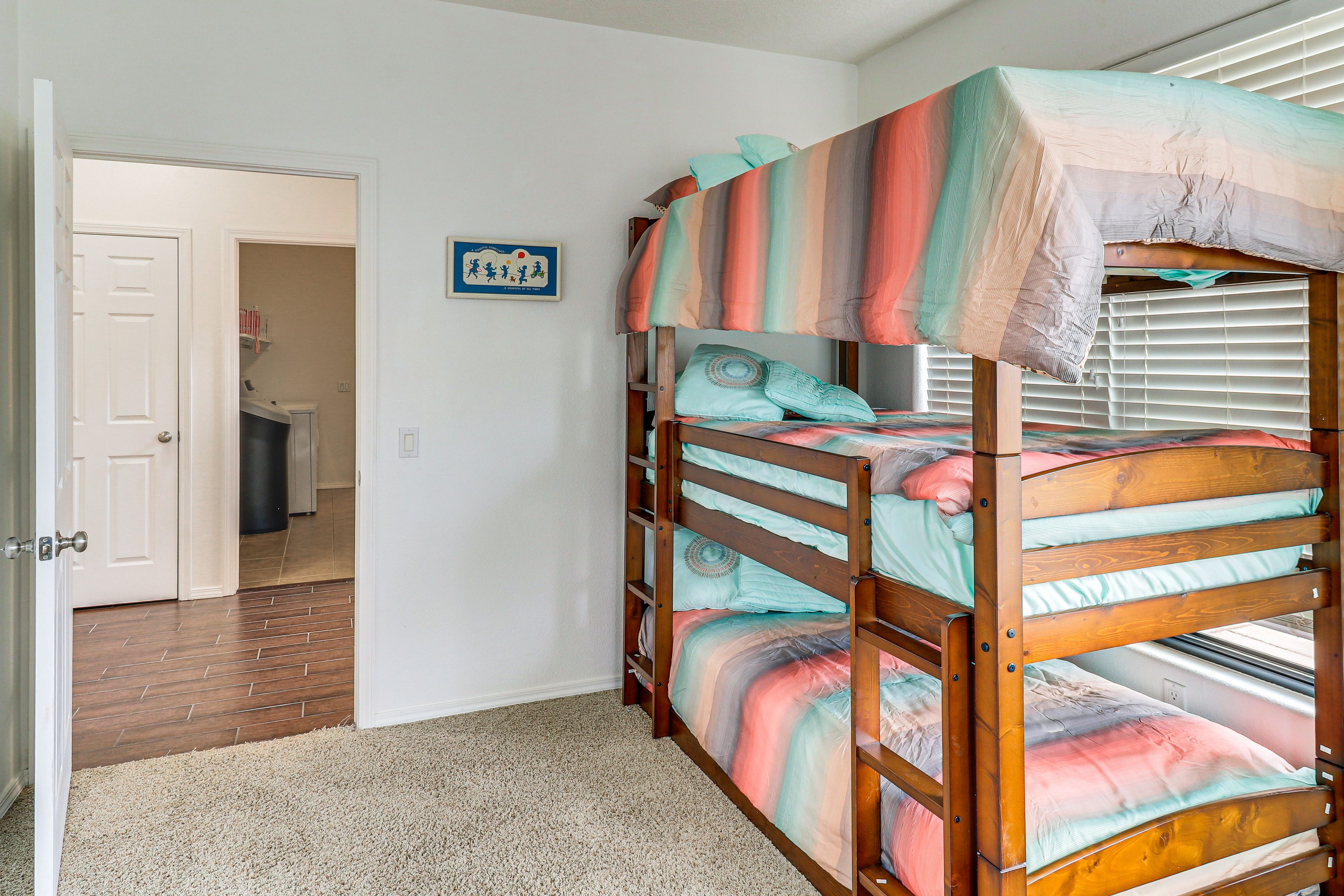 Bedroom 4 | Triple Twin Bunk Bed