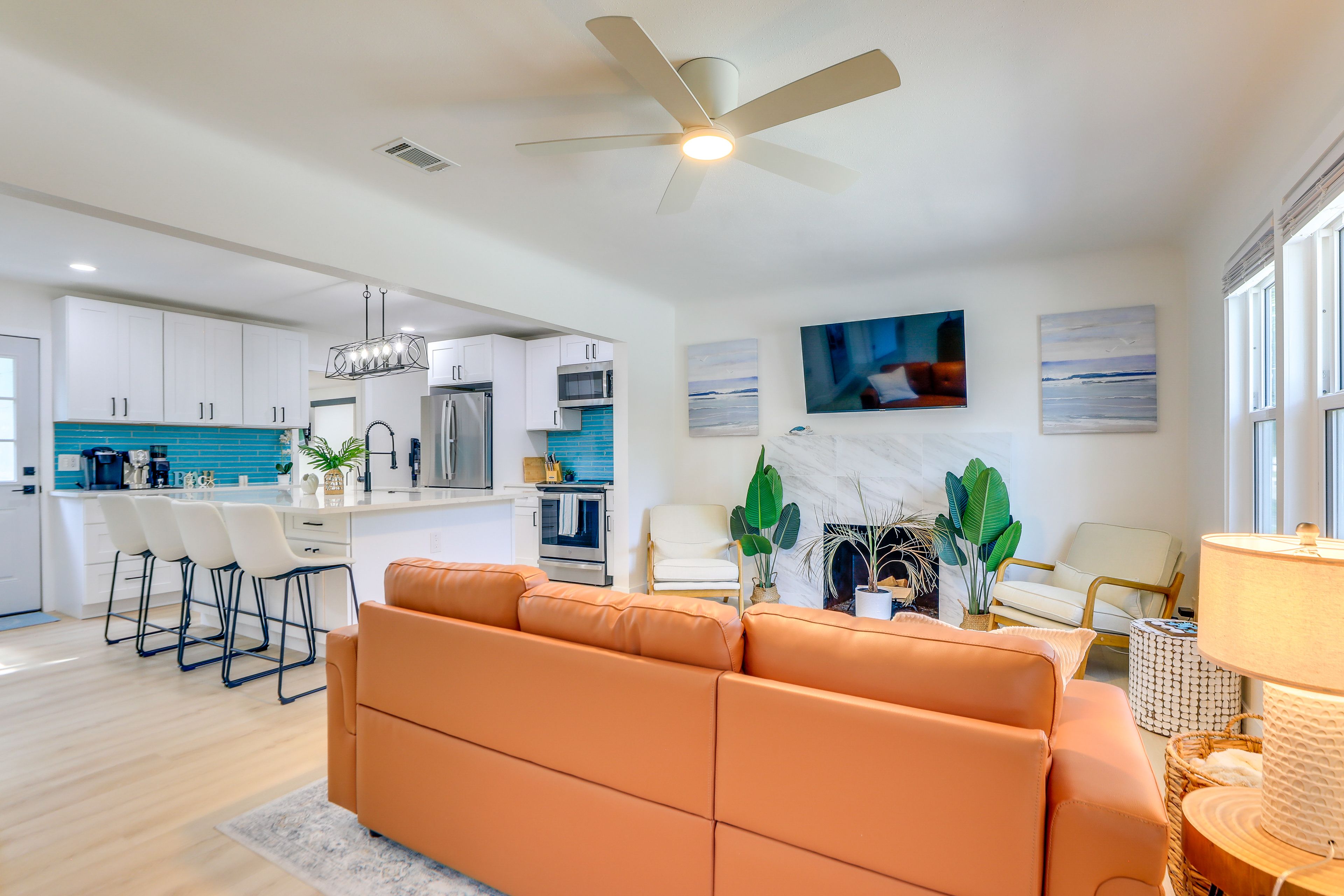 Living Room | Smart TV | Full Sleeper Sofa
