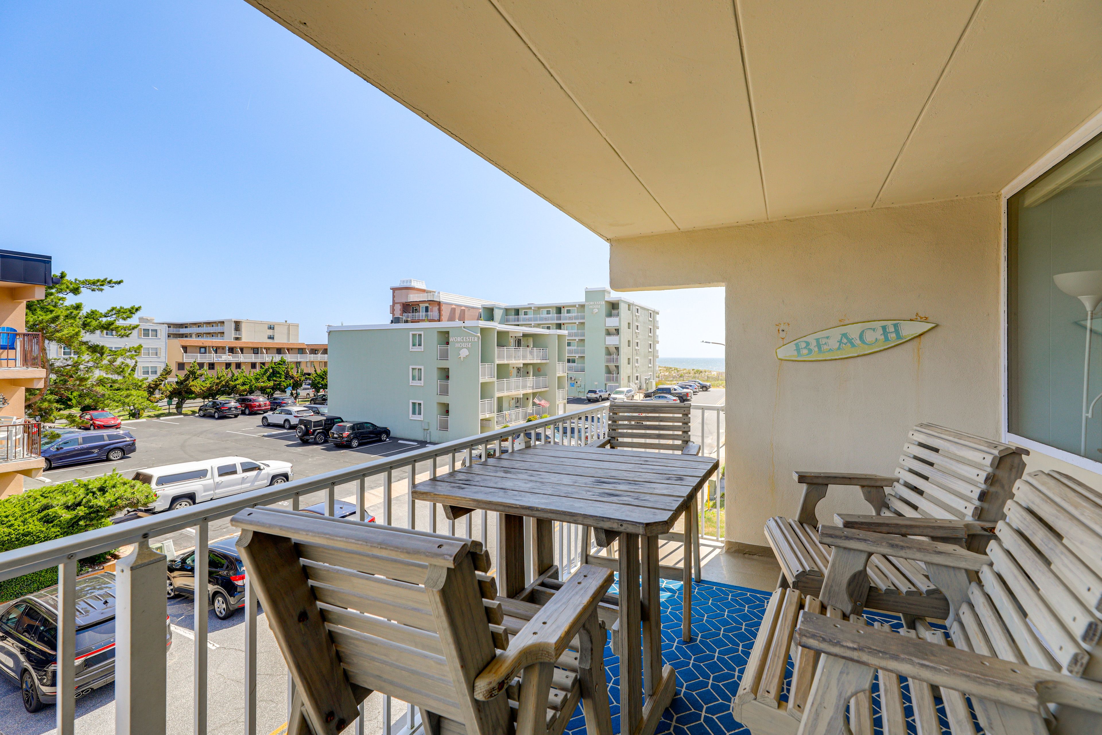 Ocean City Vacation Rental | 3BR | 2BA | 950 Sq Ft | Stairs Required
