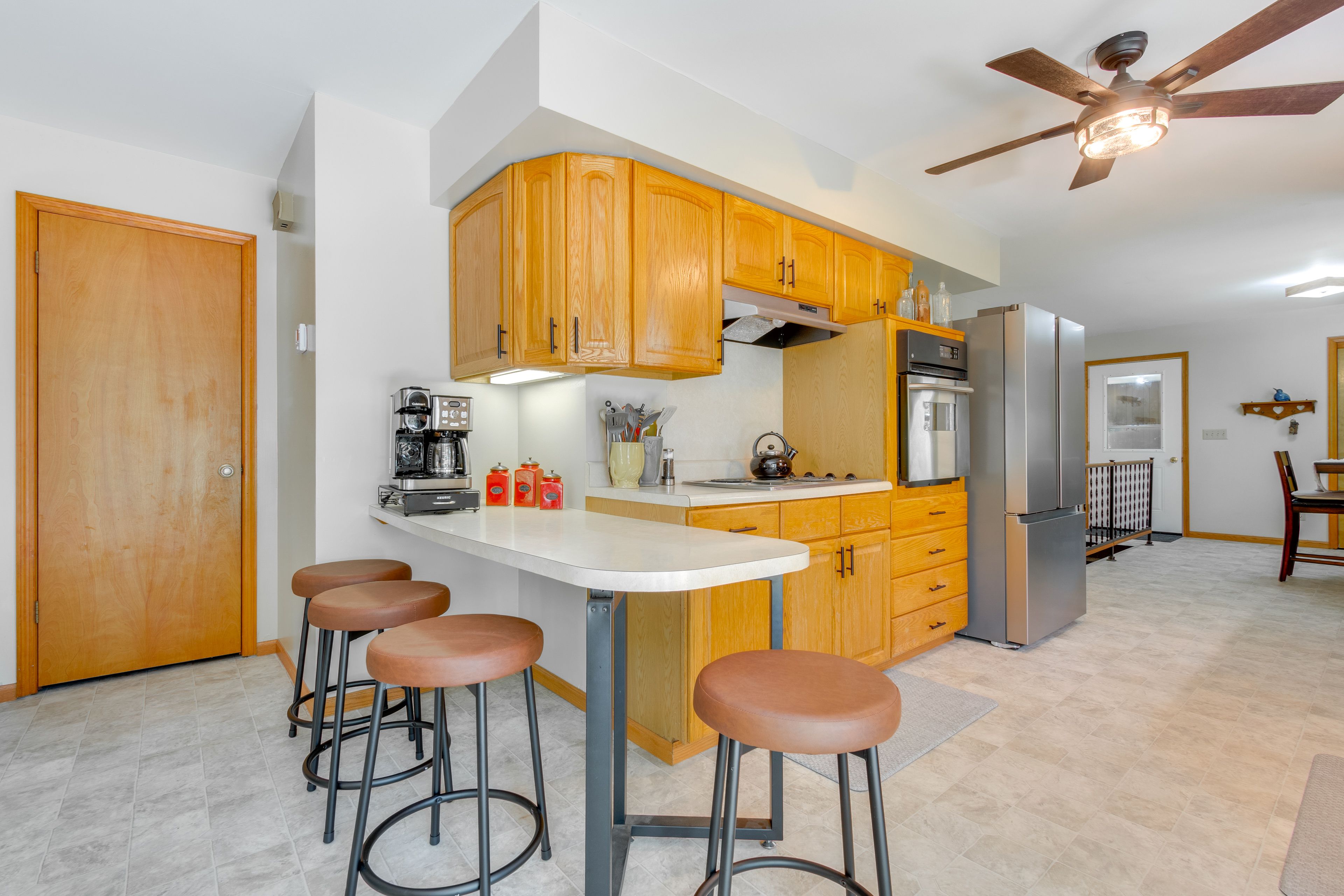 Kitchen | Main Level | Dual Keurig & Drip Coffee Maker | Cooking Basics | Spices