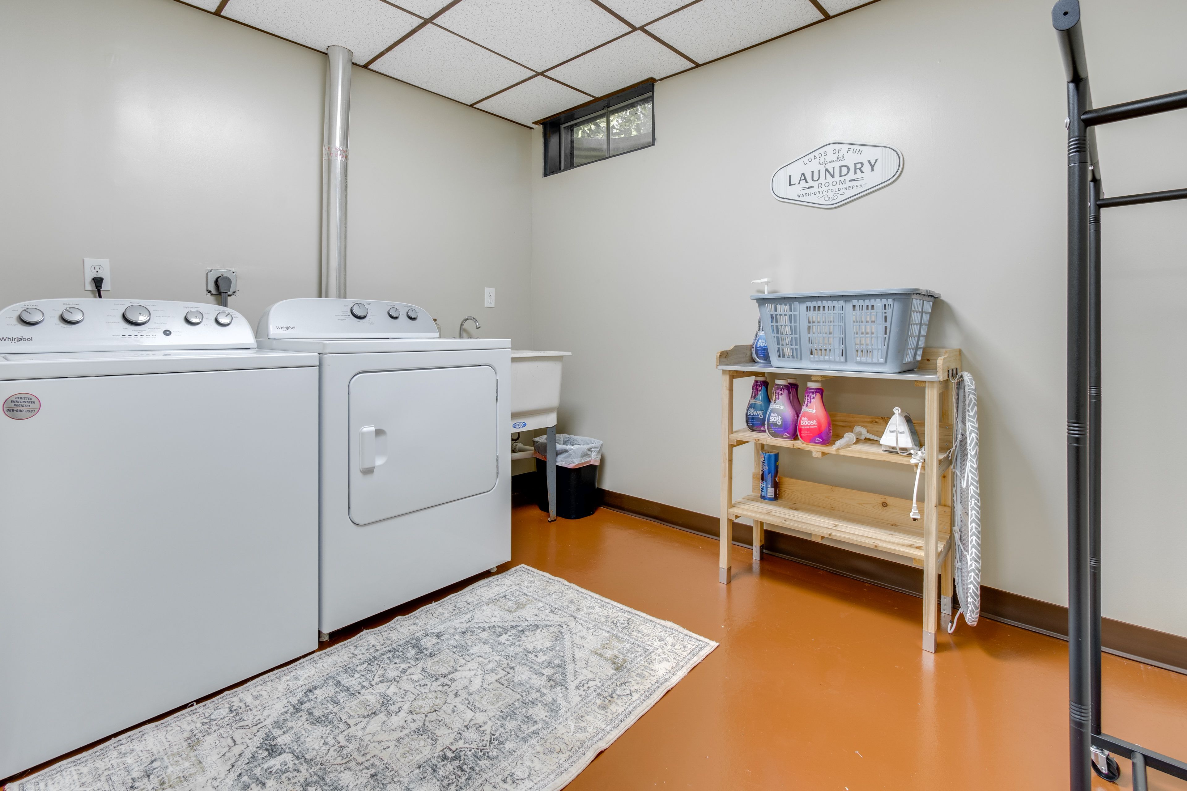 Laundry Room | Lower Level | Washer & Dryer