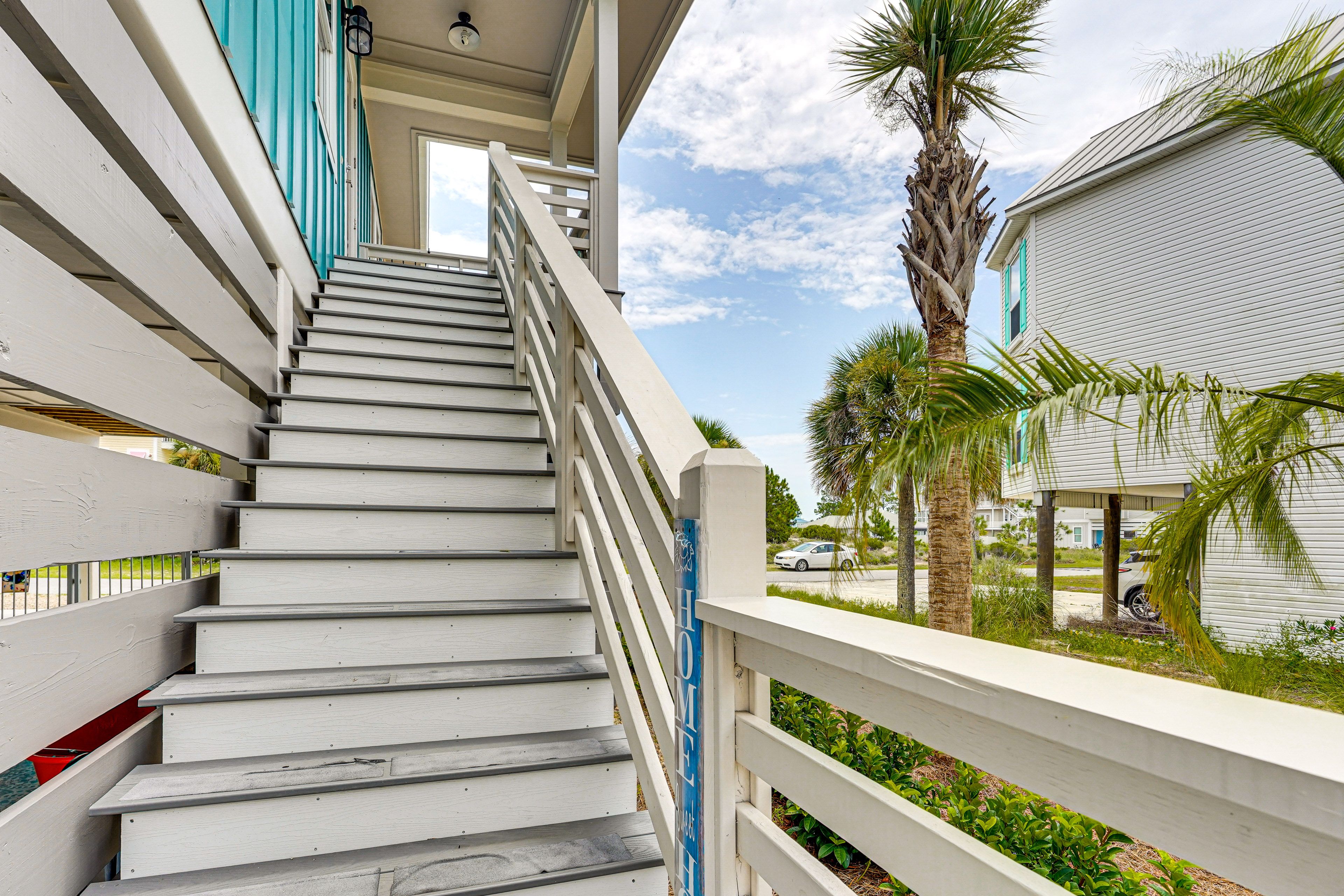 Stairs to Front Entrance