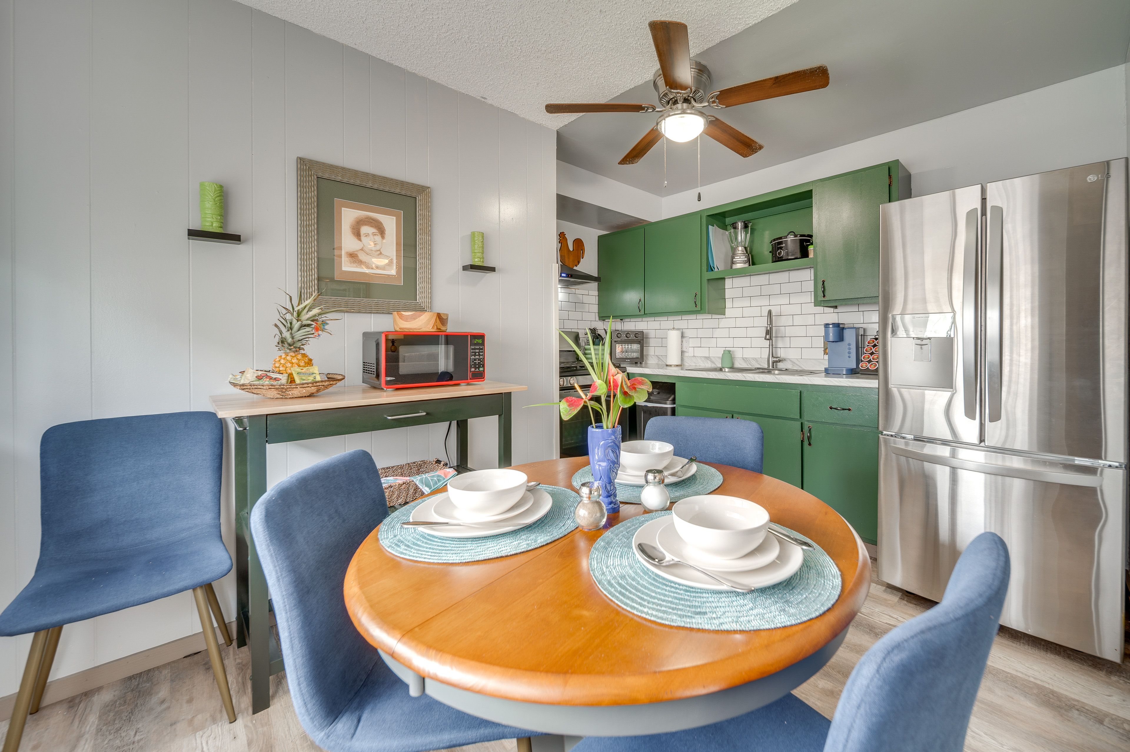 Dining Space & Kitchen | Dishware/Flatware | Single-Story Condo
