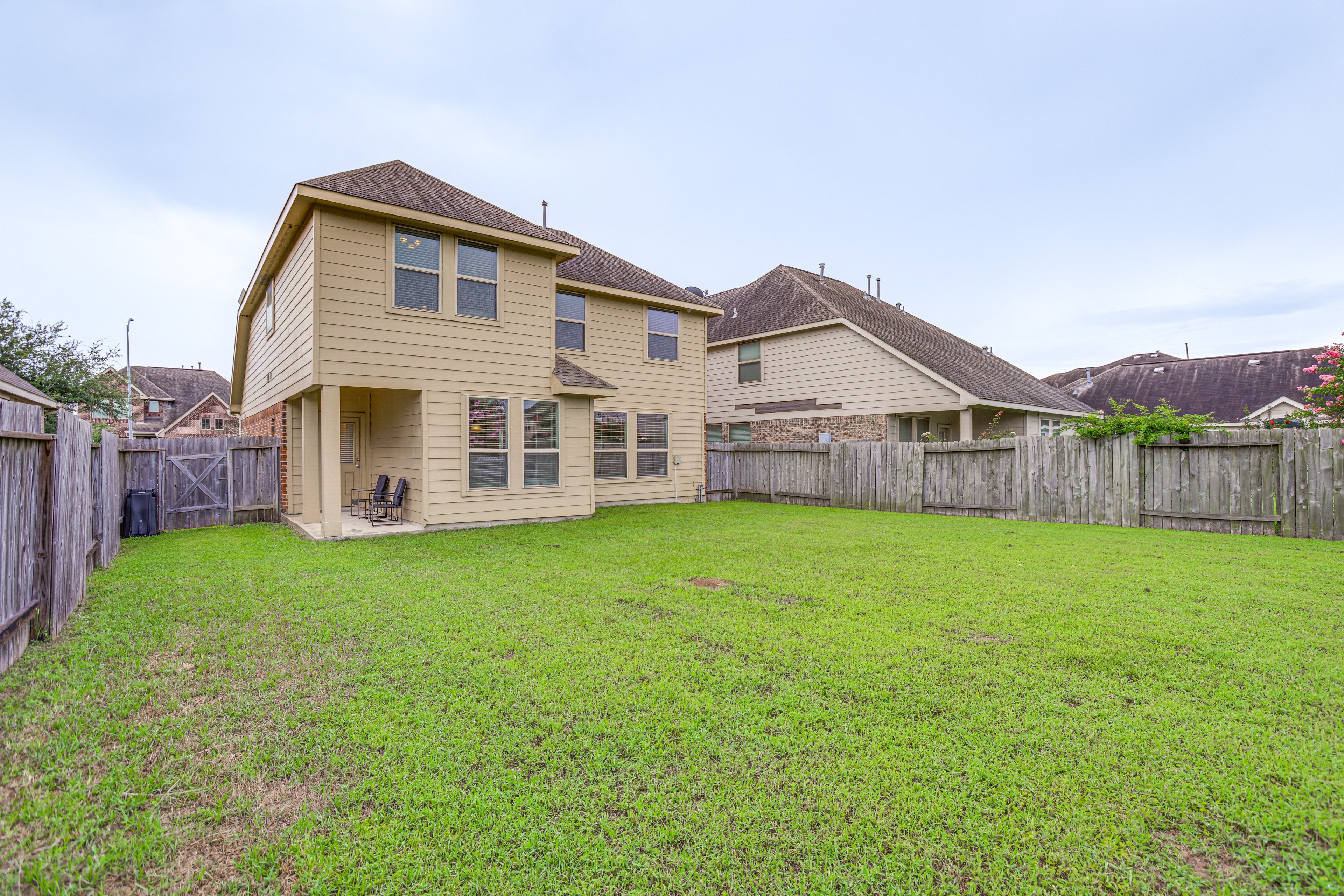 House Exterior | Fenced Backyard