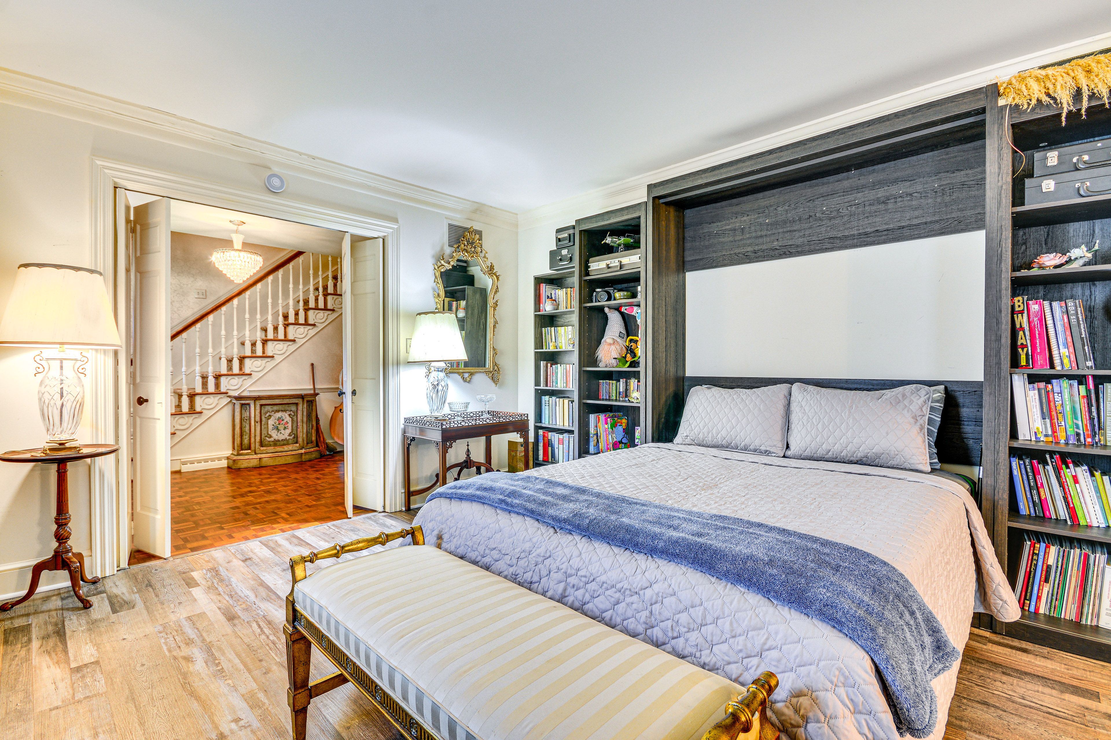 Office | Queen Murphy Bed | Desk | 1st Floor