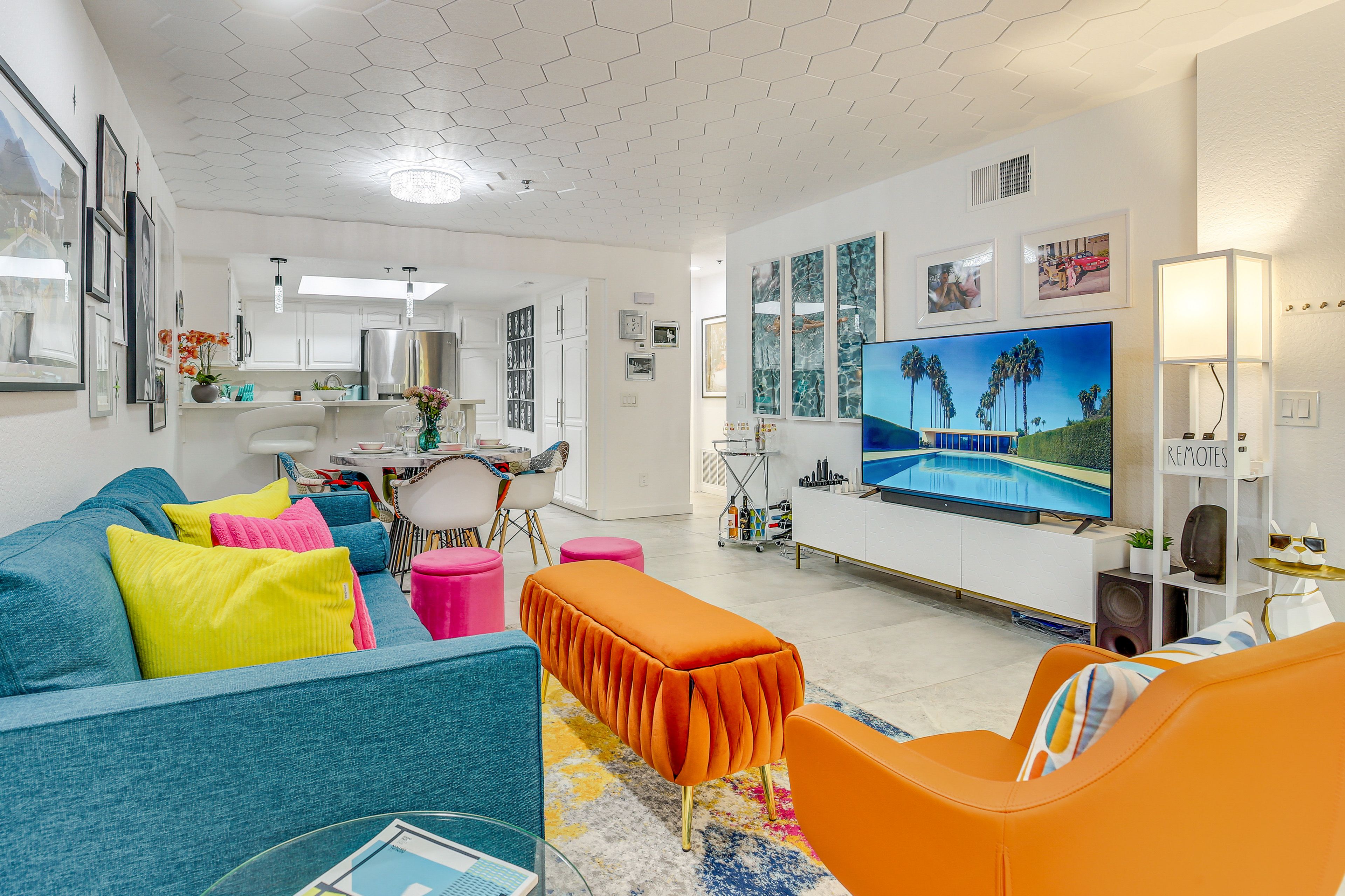 Living Room | Queen Sleeper Sofa | Laptop-Friendly Workspace