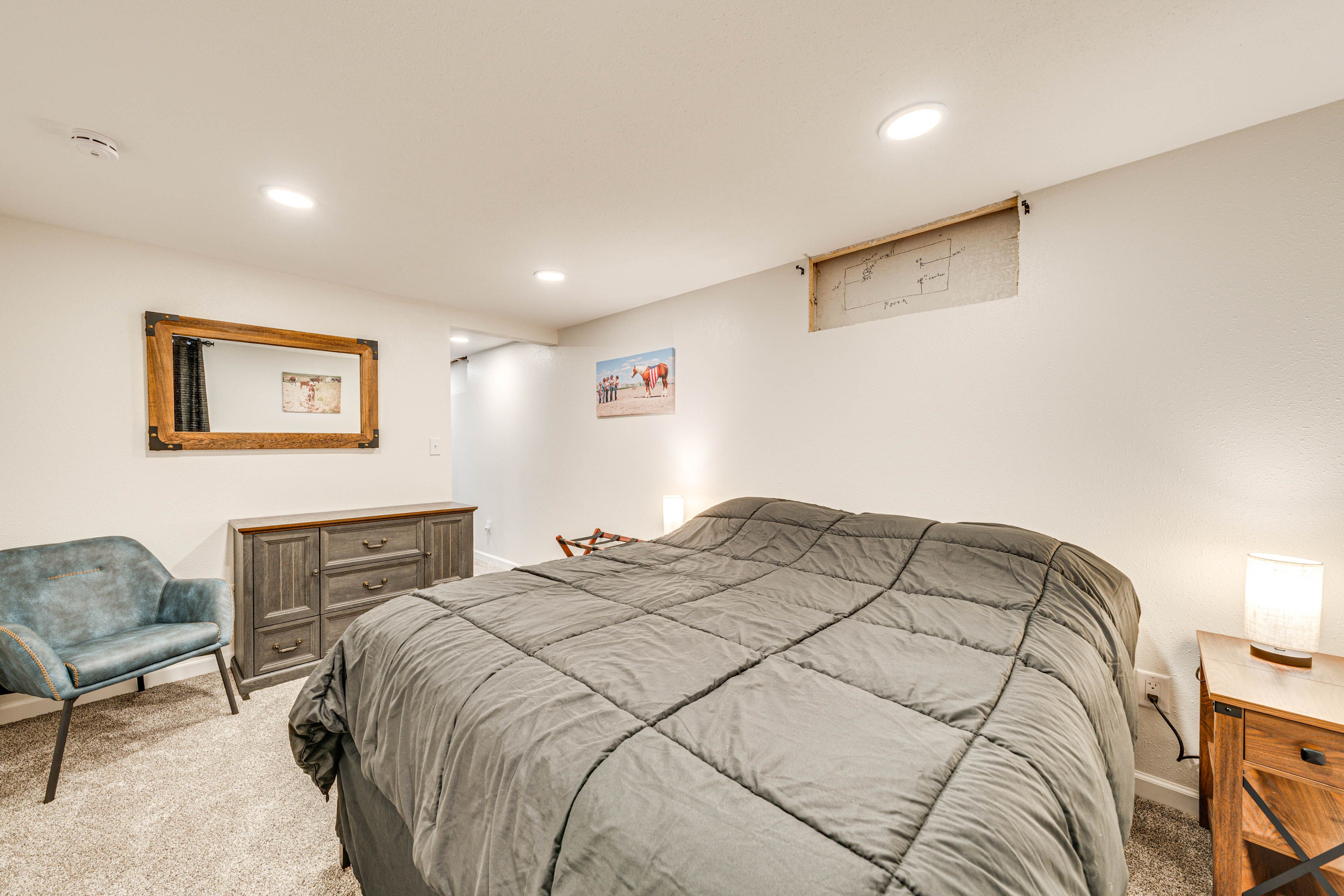 Bedroom 3 | Queen Bed | Basement