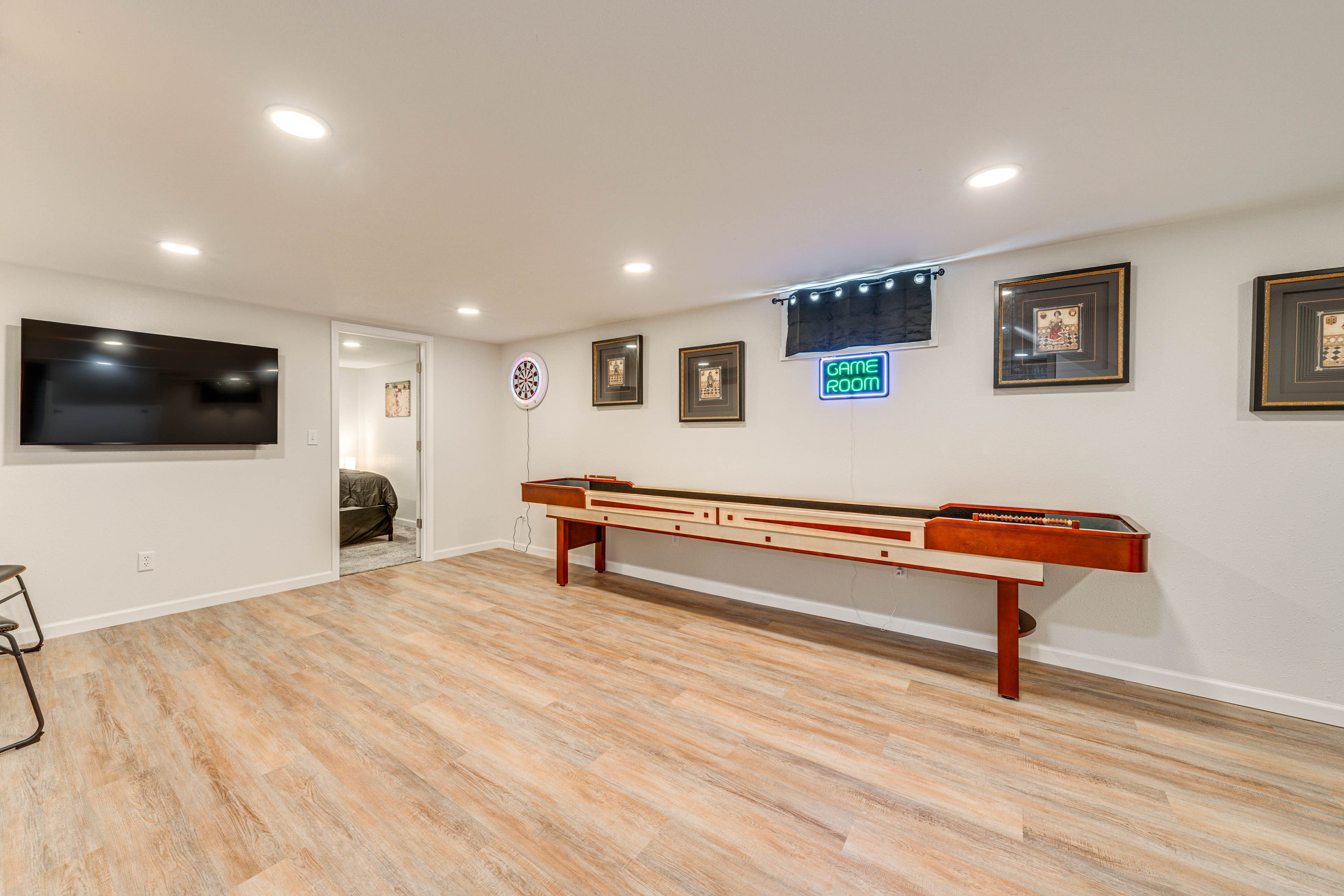 Game Room | Shuffleboard Table | Basement