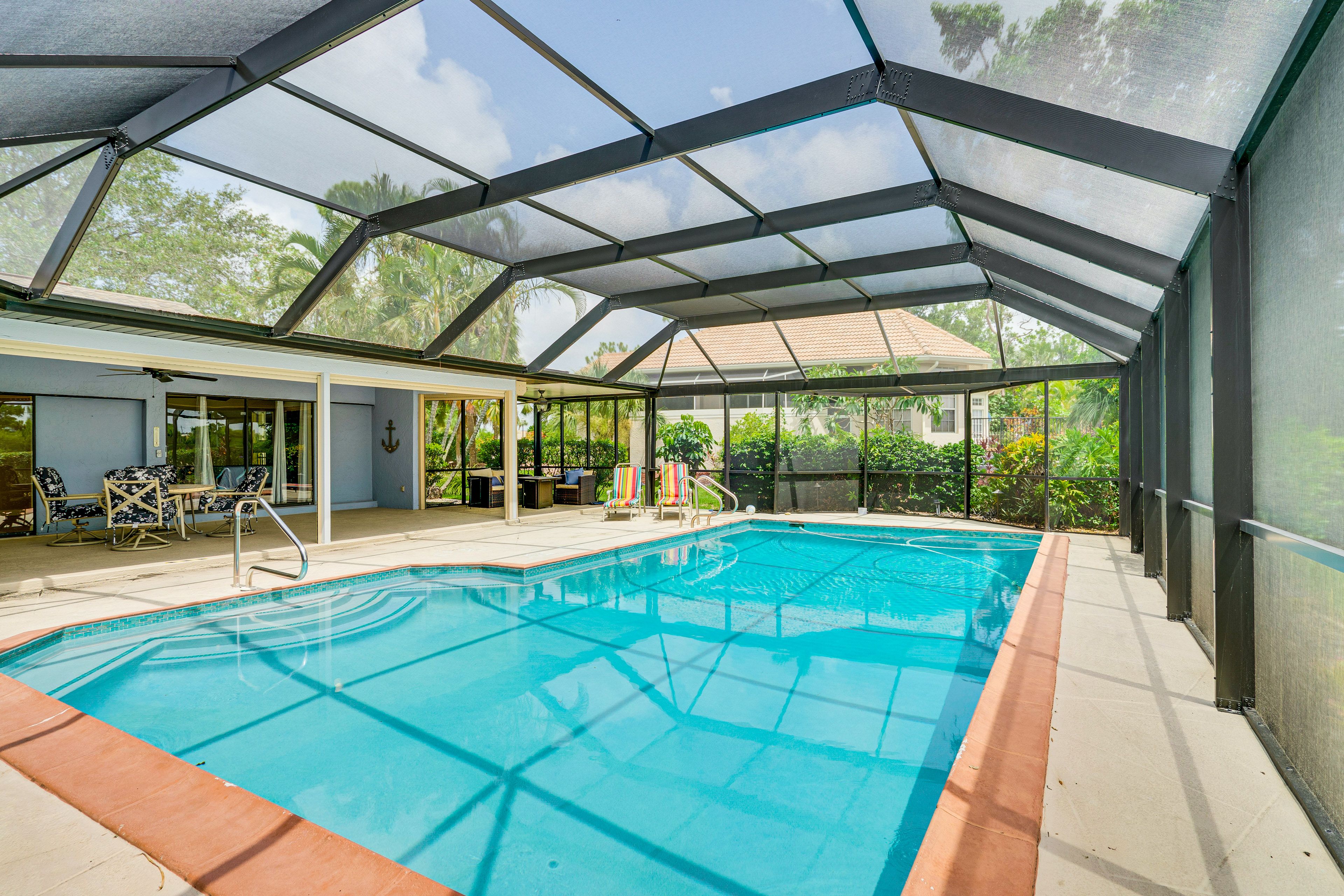 Fort Myers Vacation Rental | 3BR | 3BA | 2,500 Sq Ft | Small Step to Enter