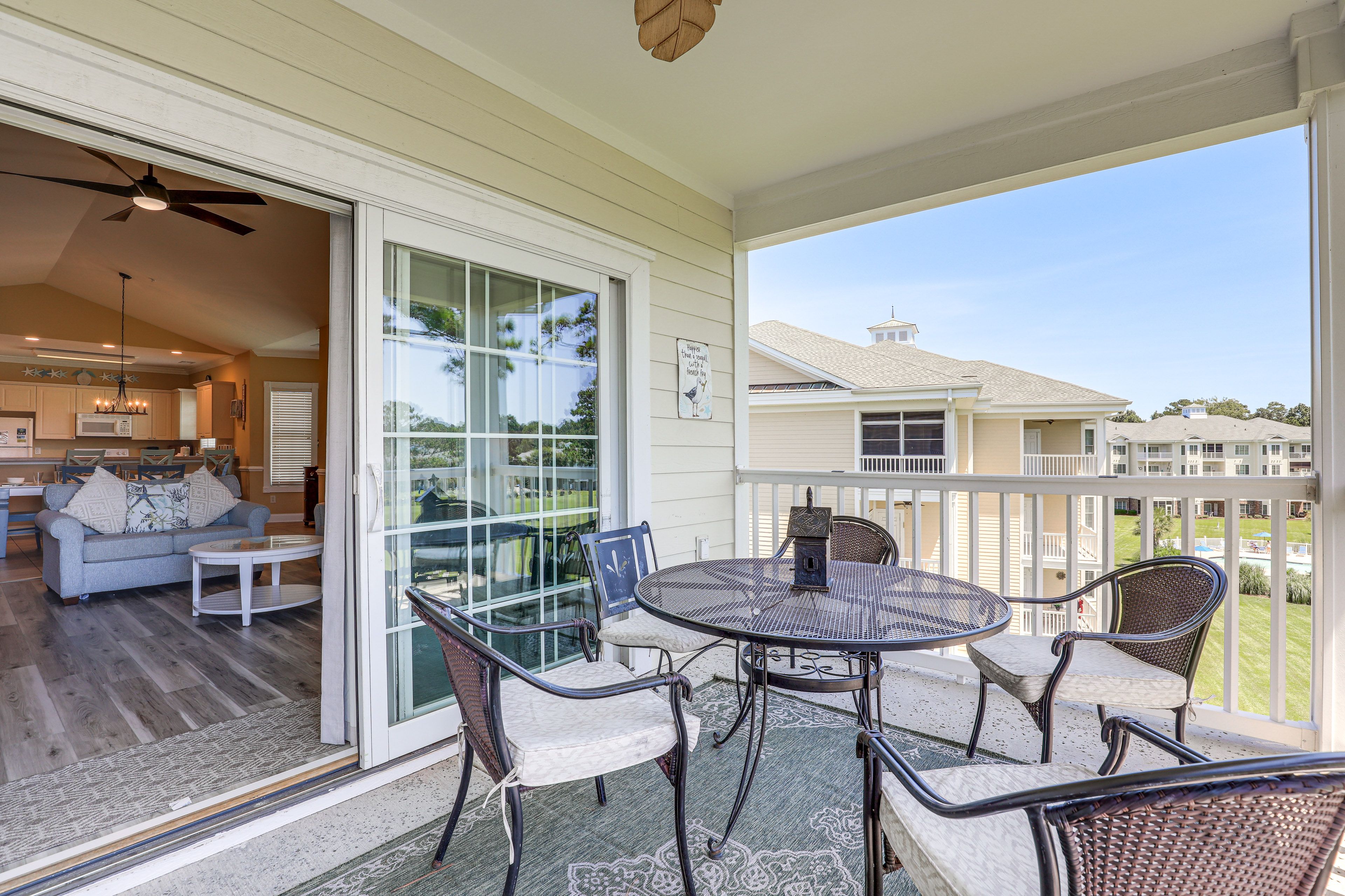 Private Balcony | Golf Course View | Single-Story Condo