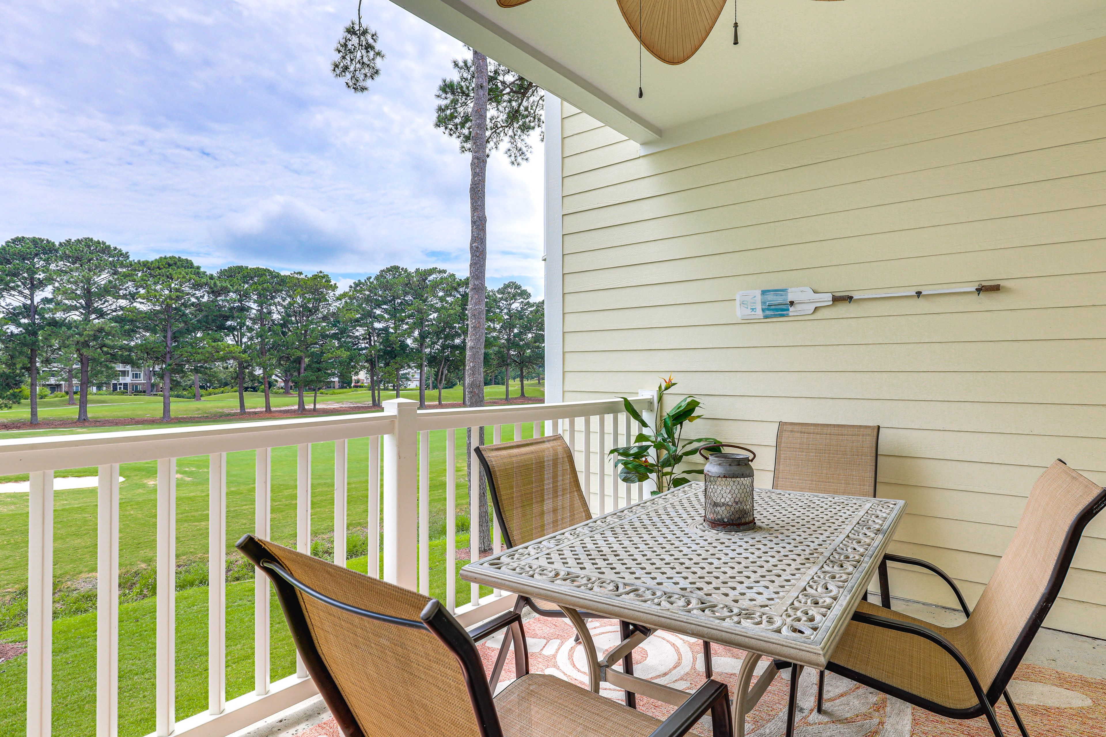 Private Balcony | Golf Course View | Single-Story Condo